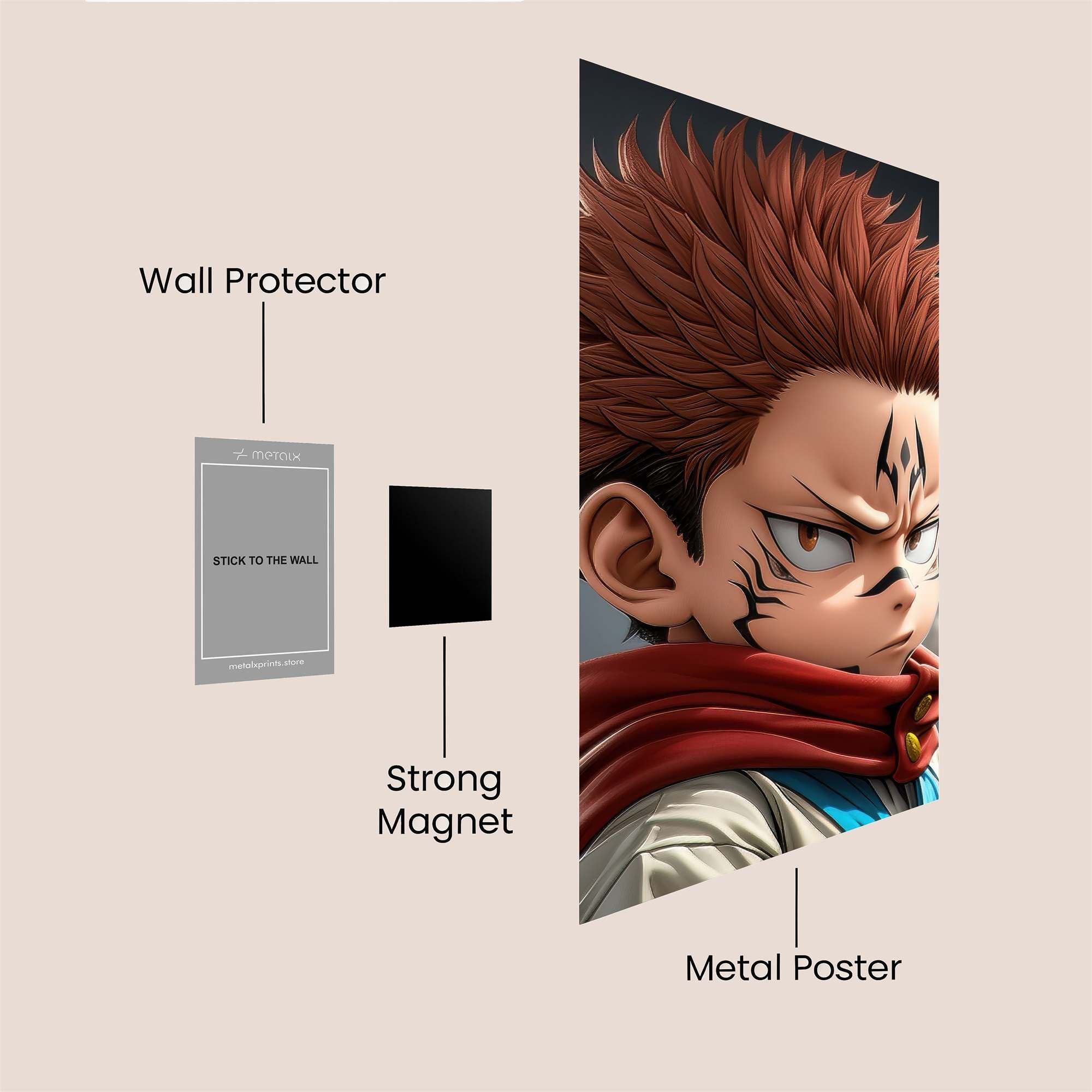 Yuji Fierce Safe Wall Magnetic / M