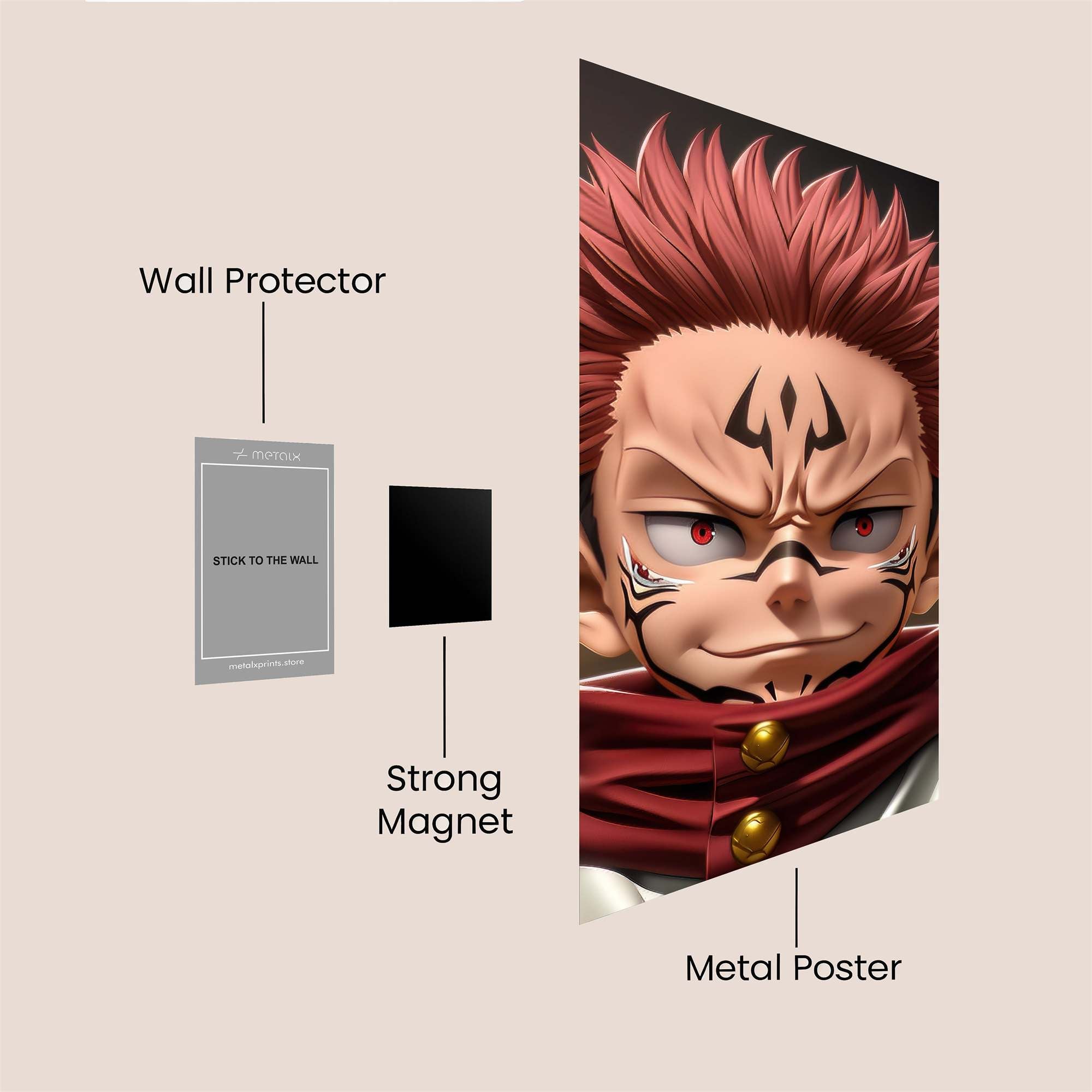 Yuji Fierce Safe Wall Magnetic / M