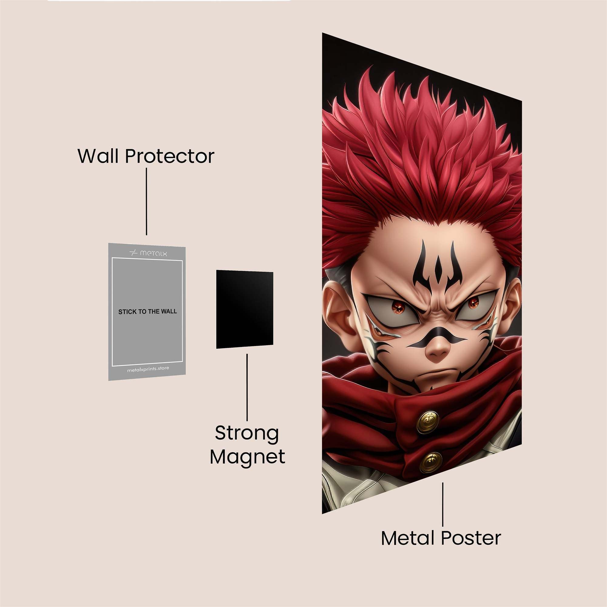 Yuji Fierce Safe Wall Magnetic / M