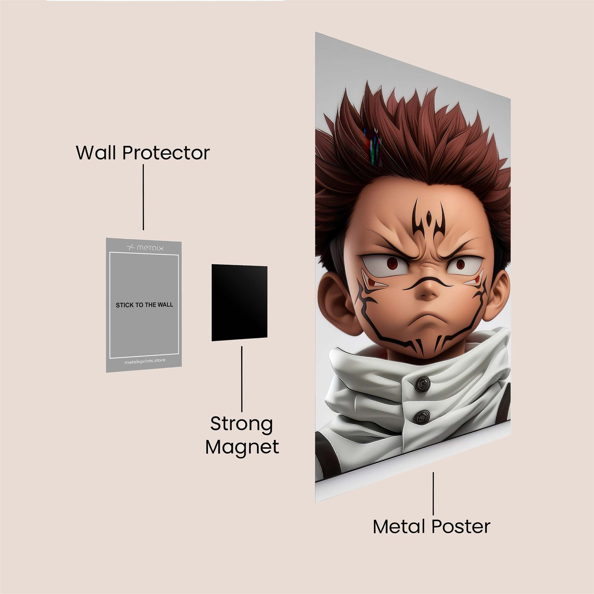 Yuji Fierce Safe Wall Magnetic / M