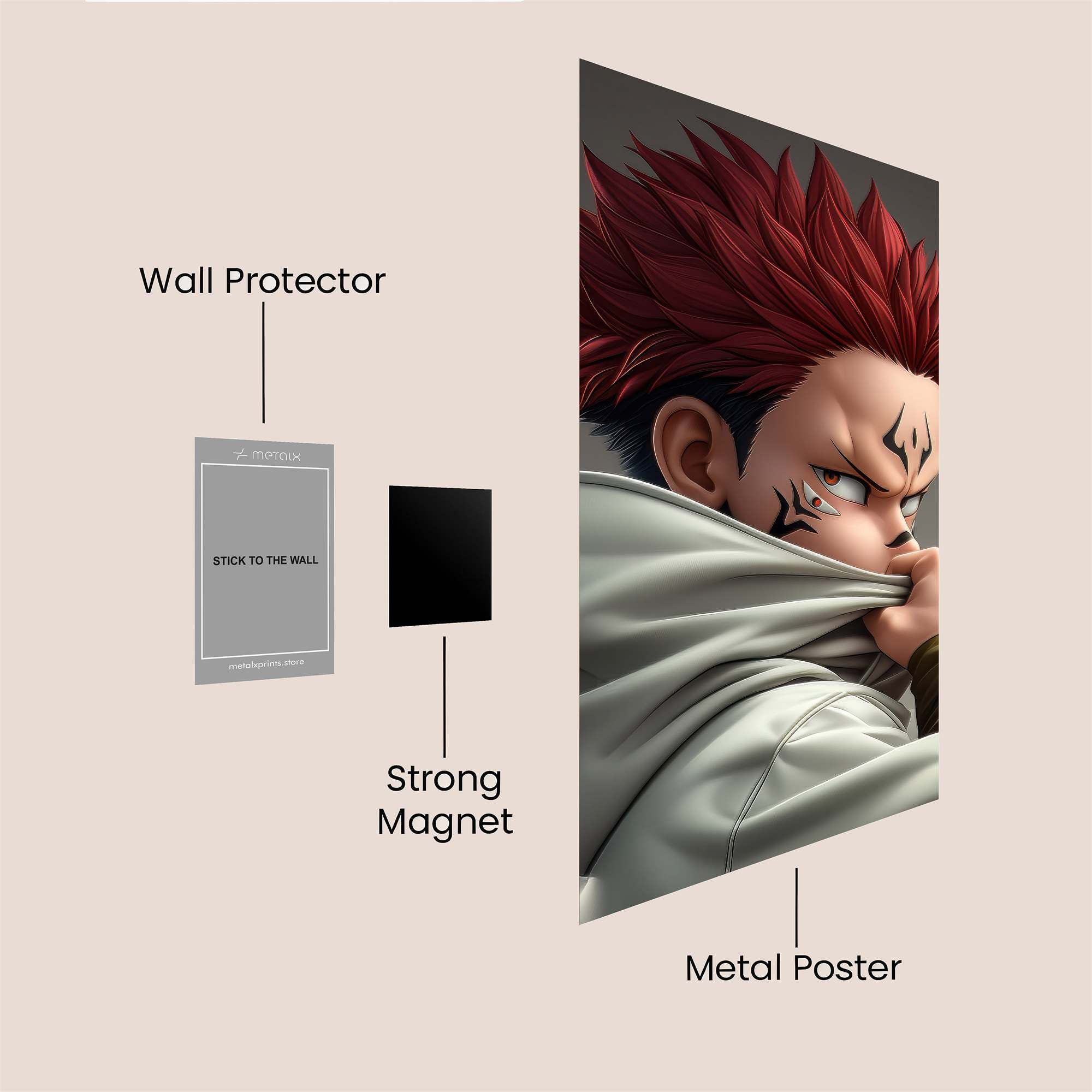 Renji Rebellious Safe Wall Magnetic / M