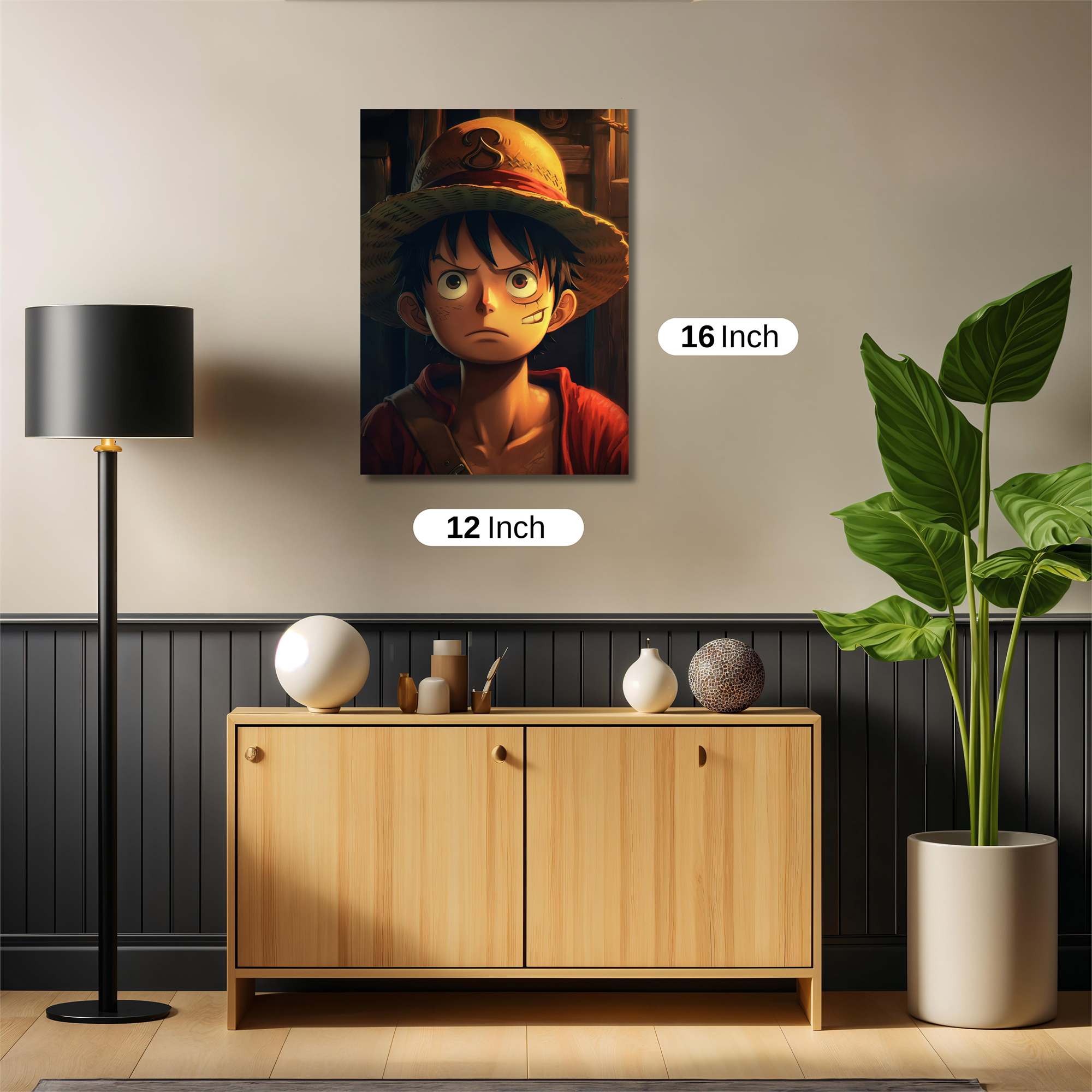 Luffy Somber Safe Wall Magnetic / M