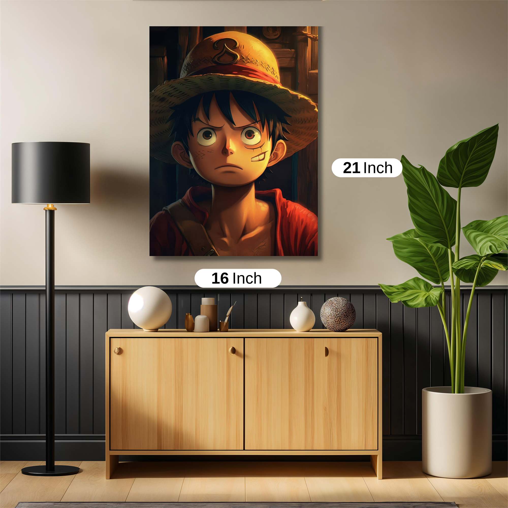 Luffy Somber Safe Wall Magnetic / M