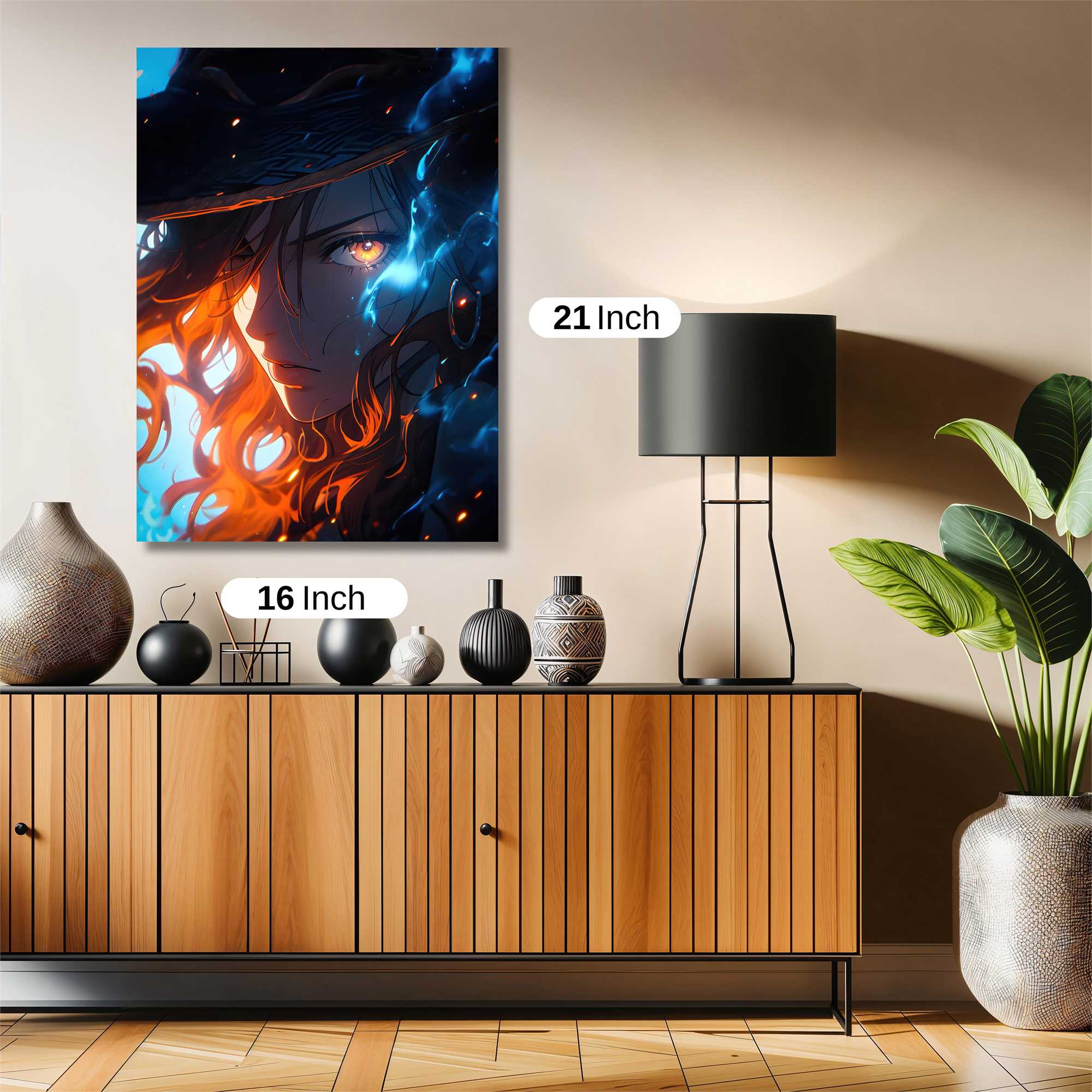 Mystic Blaze Safe Wall Magnetic / M