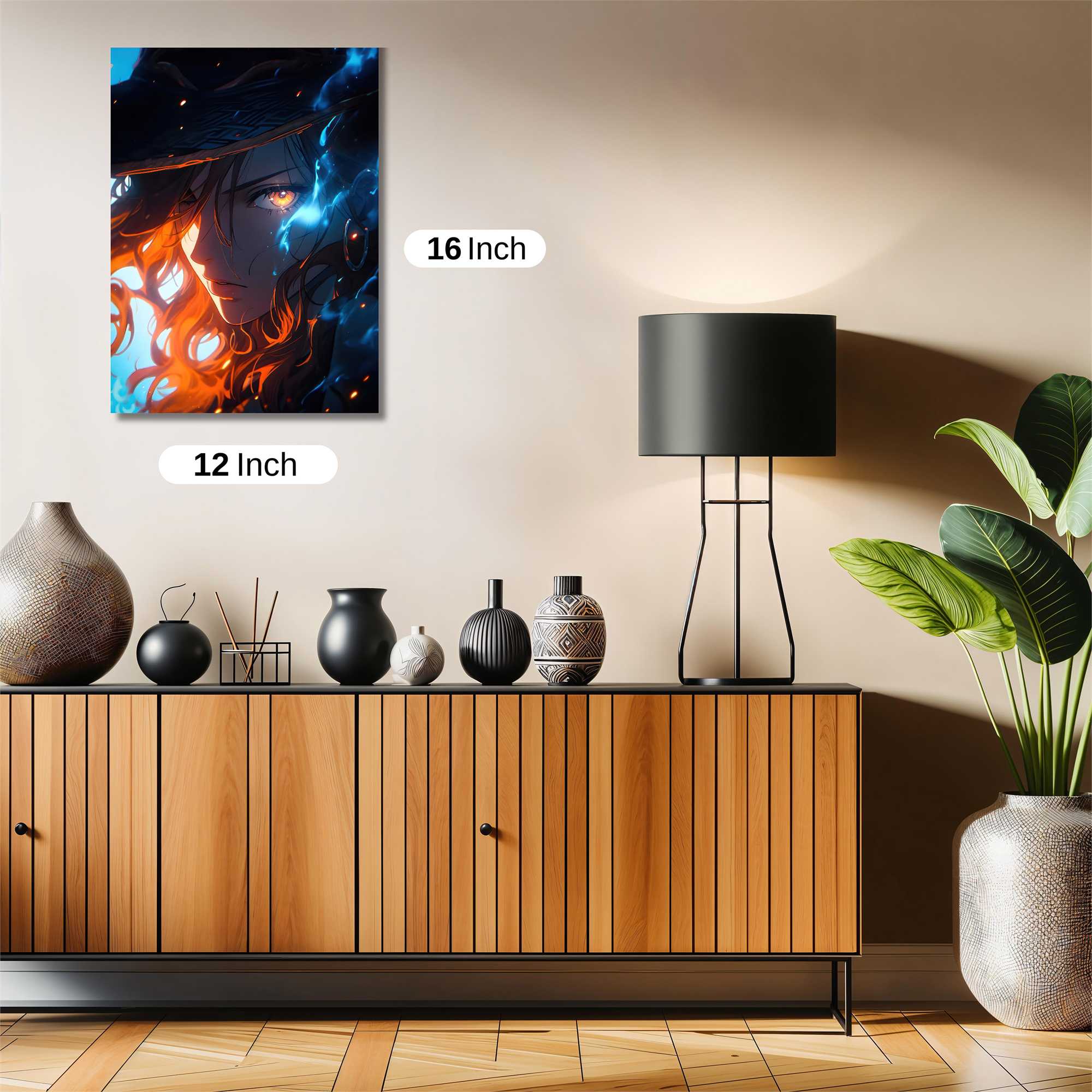 Mystic Blaze Safe Wall Magnetic / M