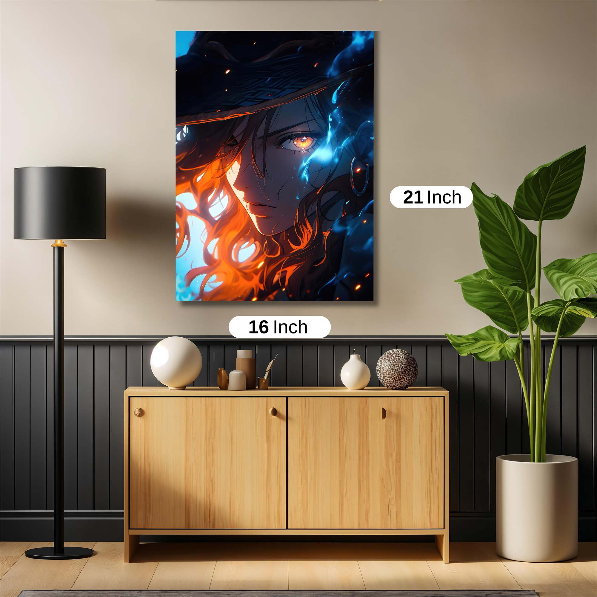 Mystic Blaze Safe Wall Magnetic / M