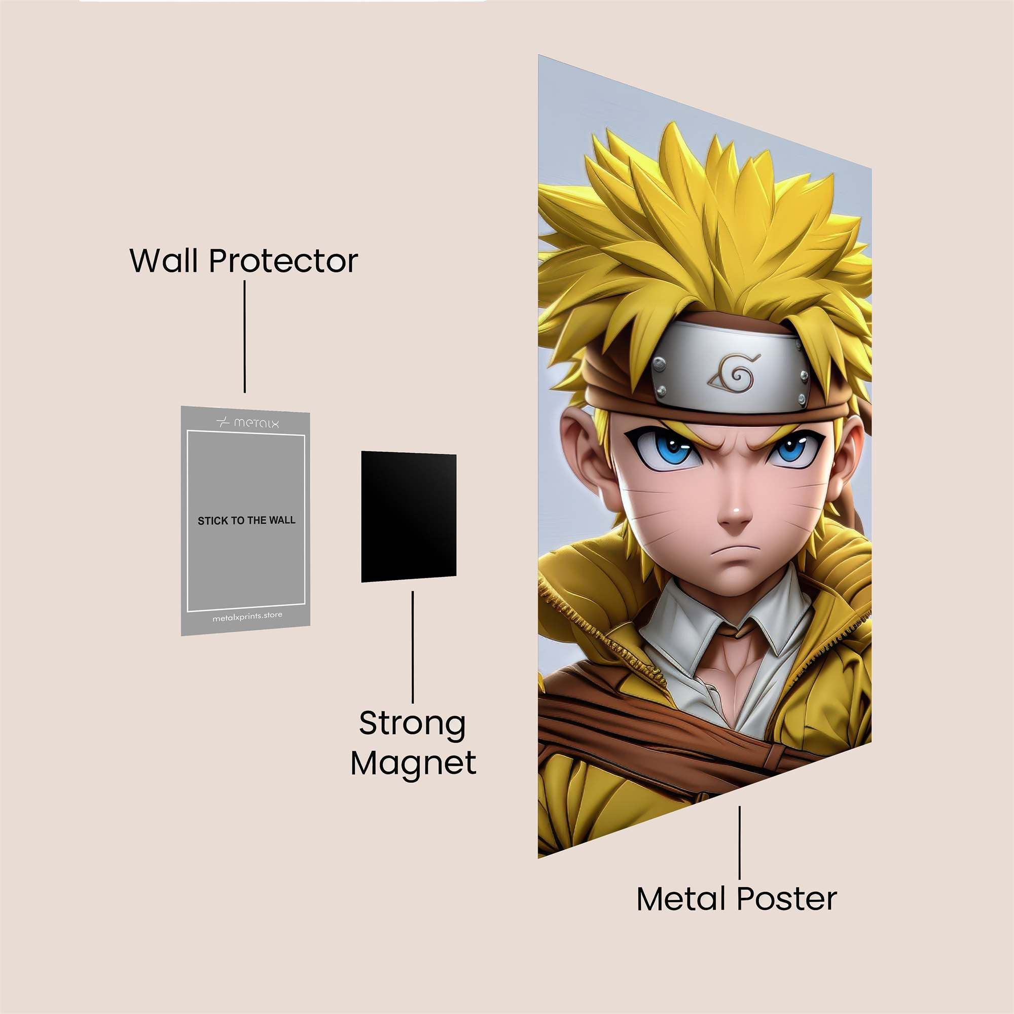 Naruto Resolute Safe Wall Magnetic / M