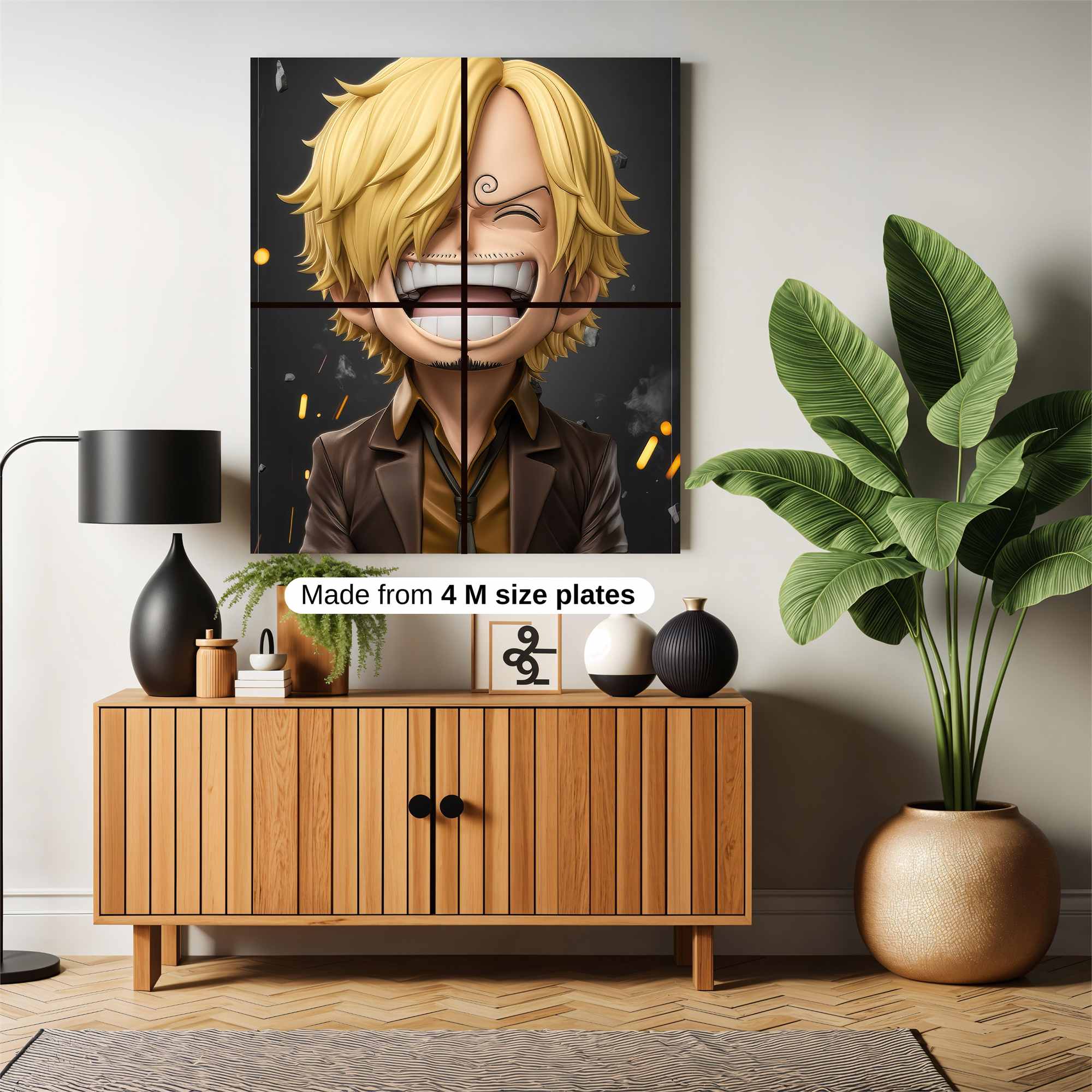 Sanji Spirited Safe Wall Magnetic / M