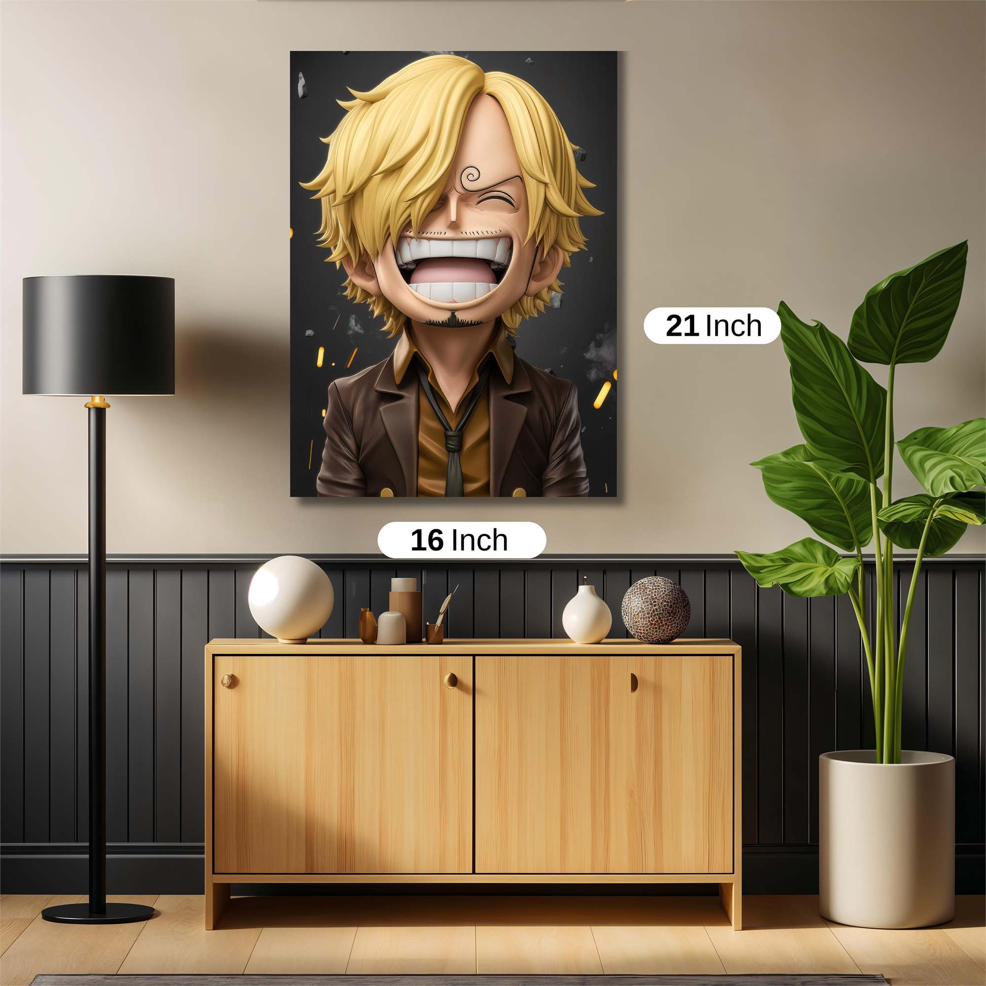 Sanji Spirited Safe Wall Magnetic / M