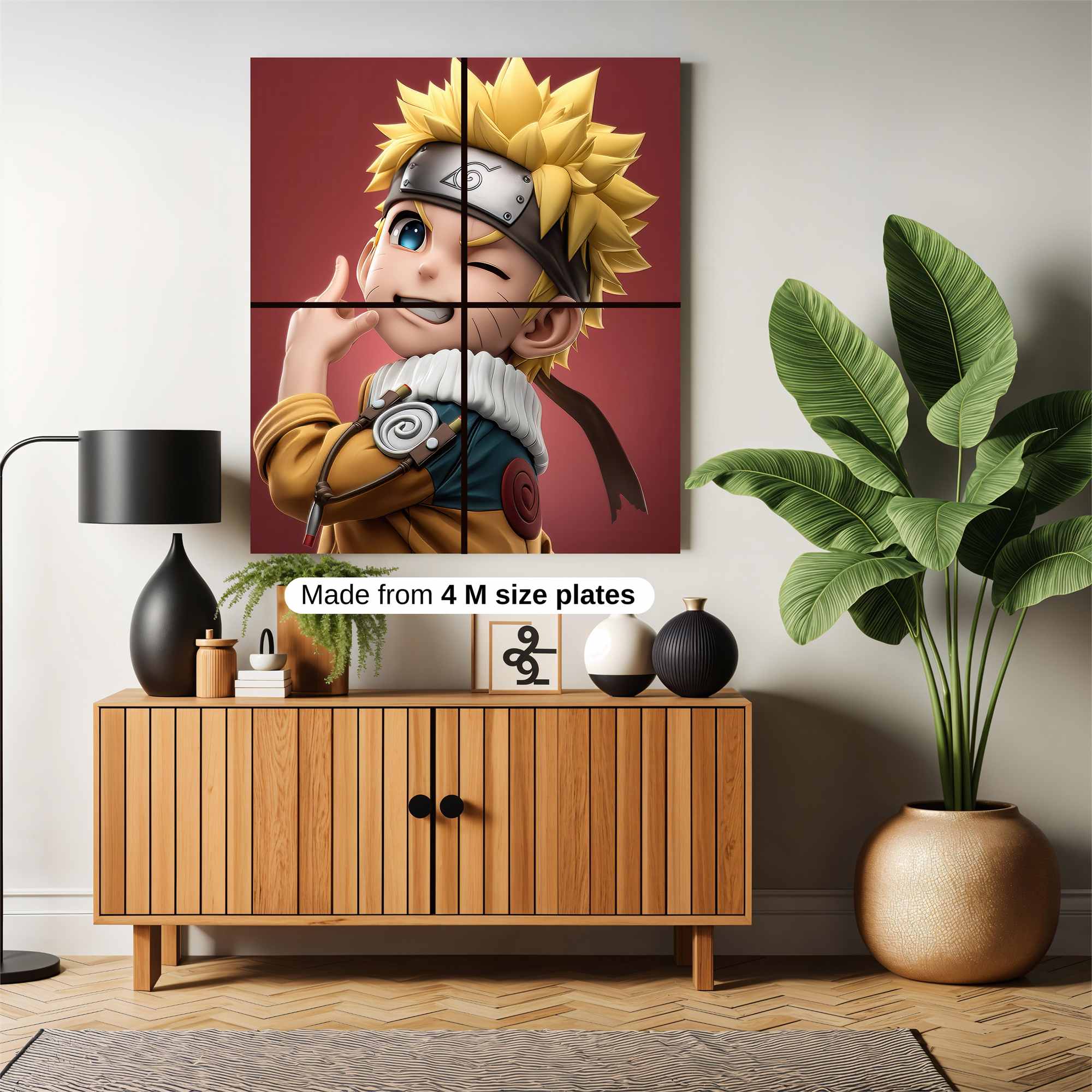 Naruto Playful Safe Wall Magnetic / M