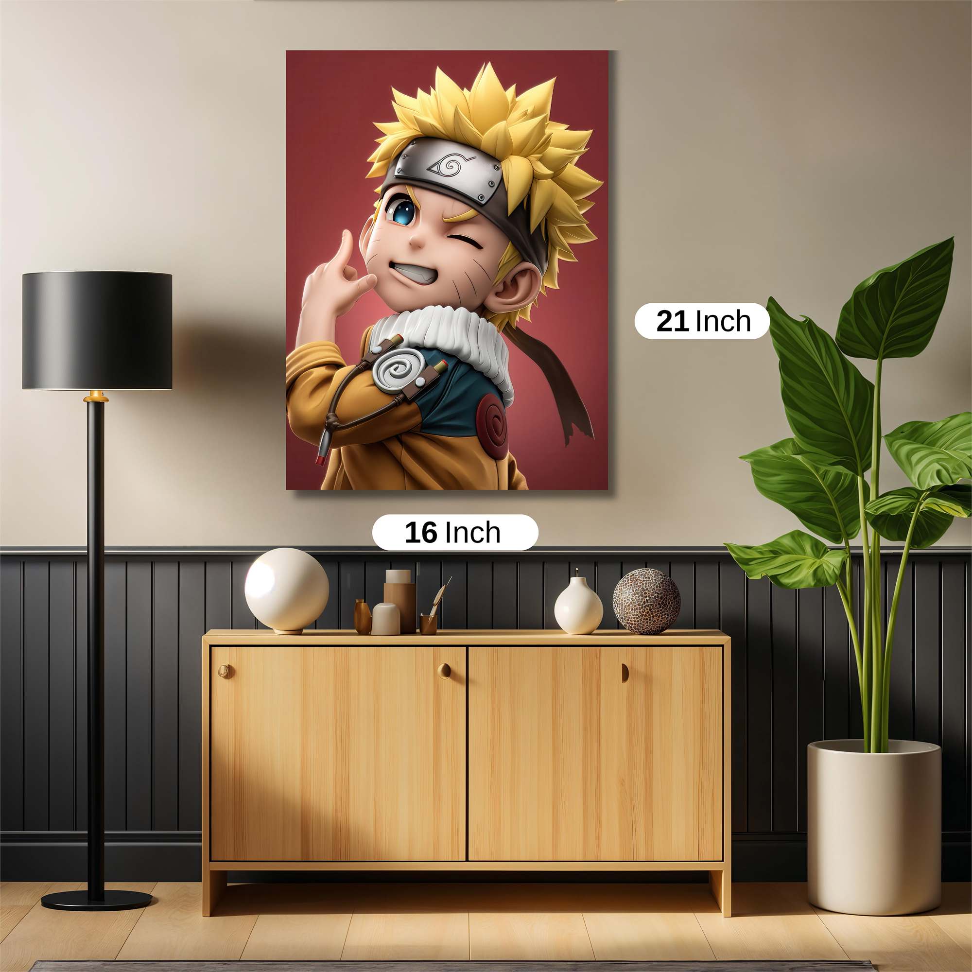 Naruto Playful Safe Wall Magnetic / M