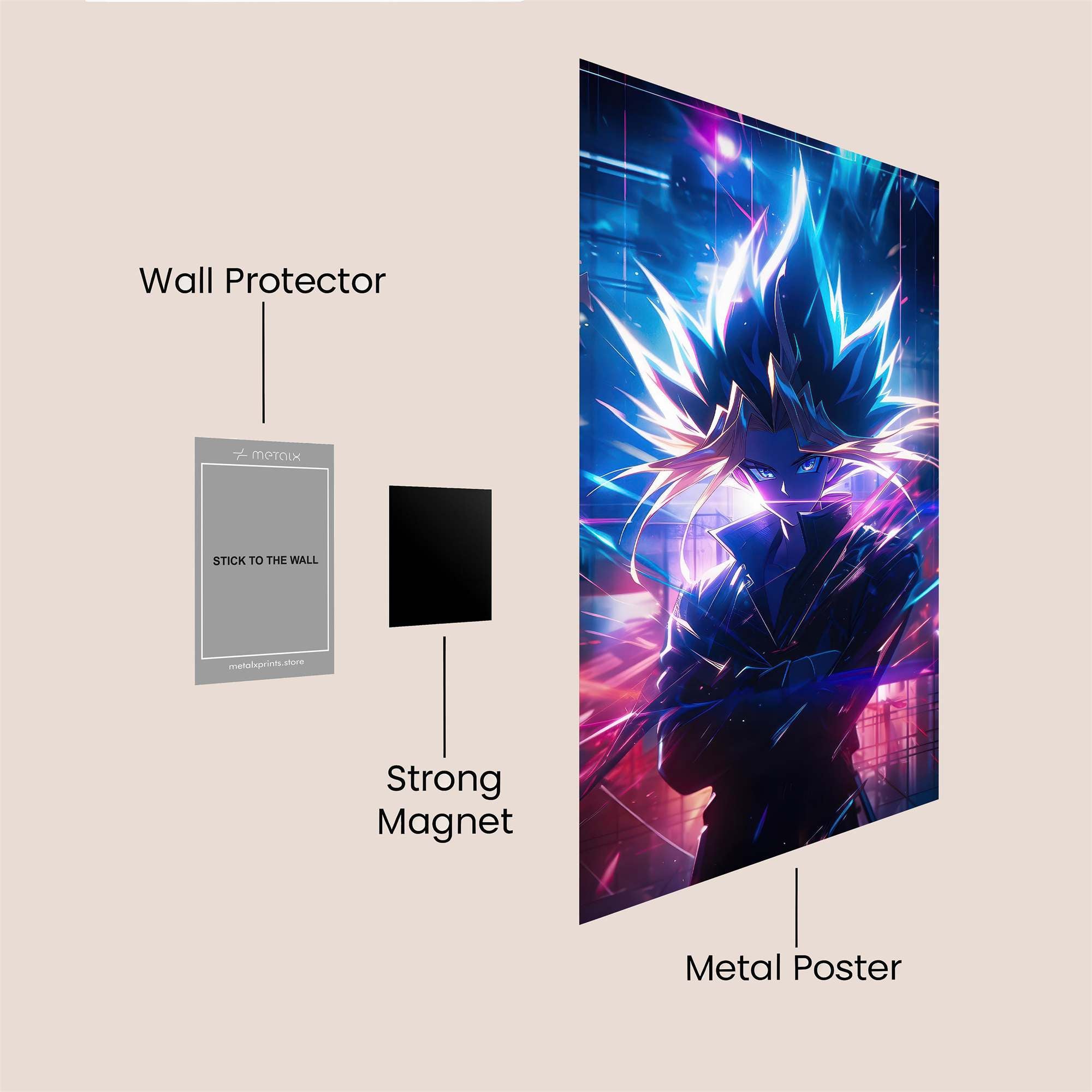 Goku Radiance Safe Wall Magnetic / M