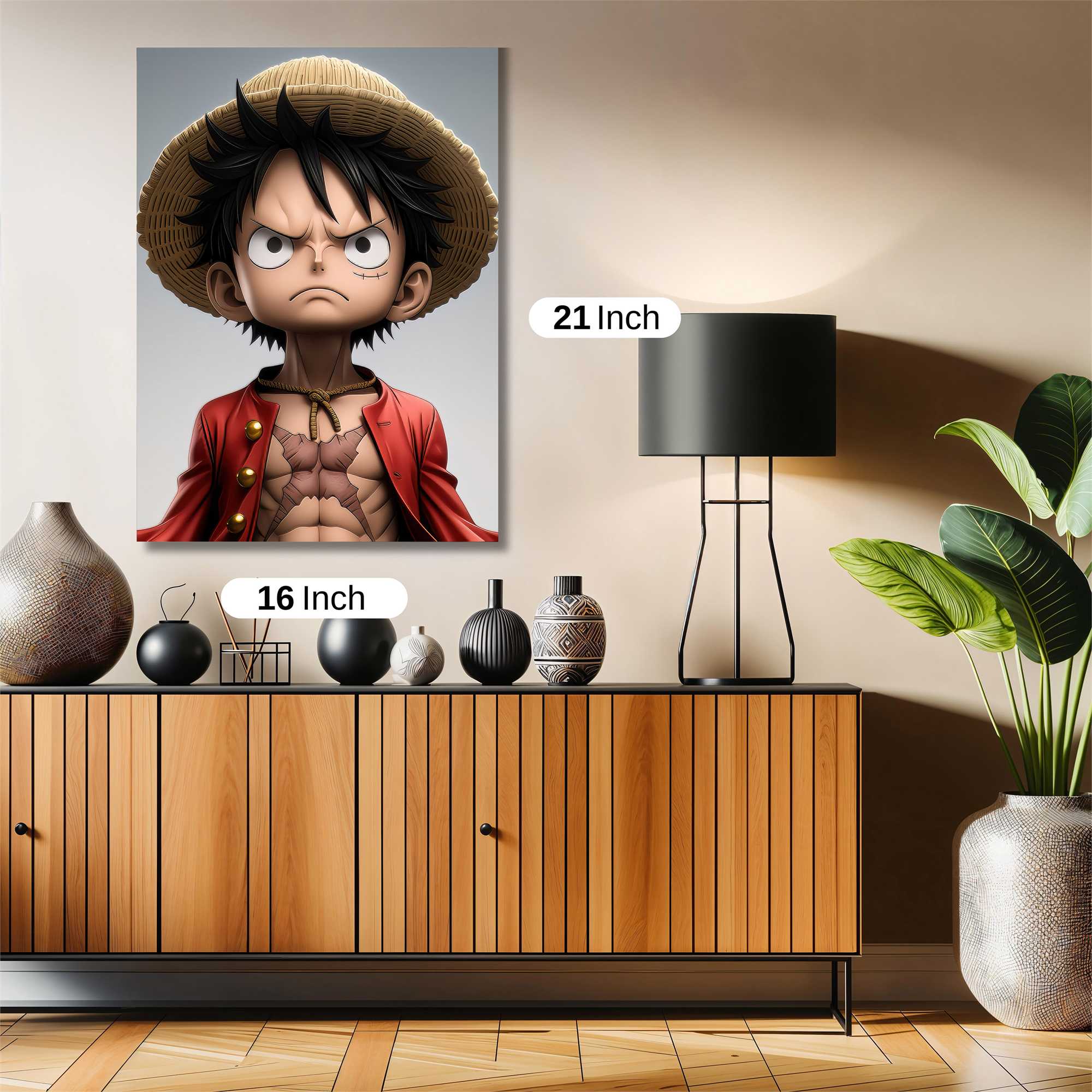 Luffy Determined Safe Wall Magnetic / M