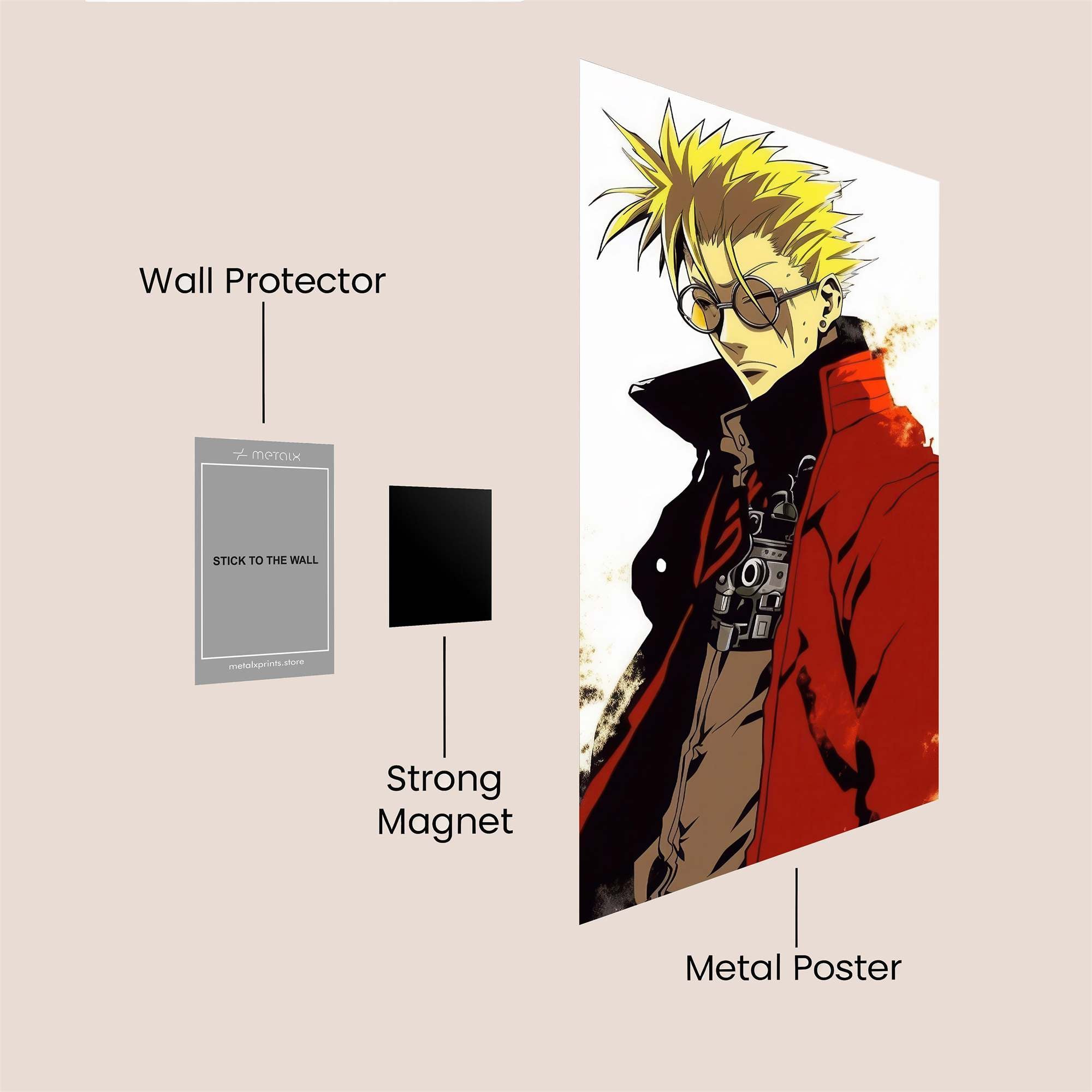 Vash Enigmatic Safe Wall Magnetic / M