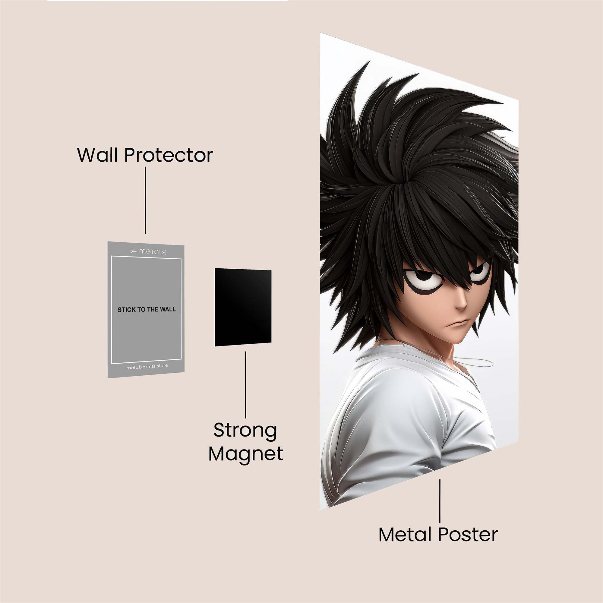 L Enigmatic Safe Wall Magnetic / M