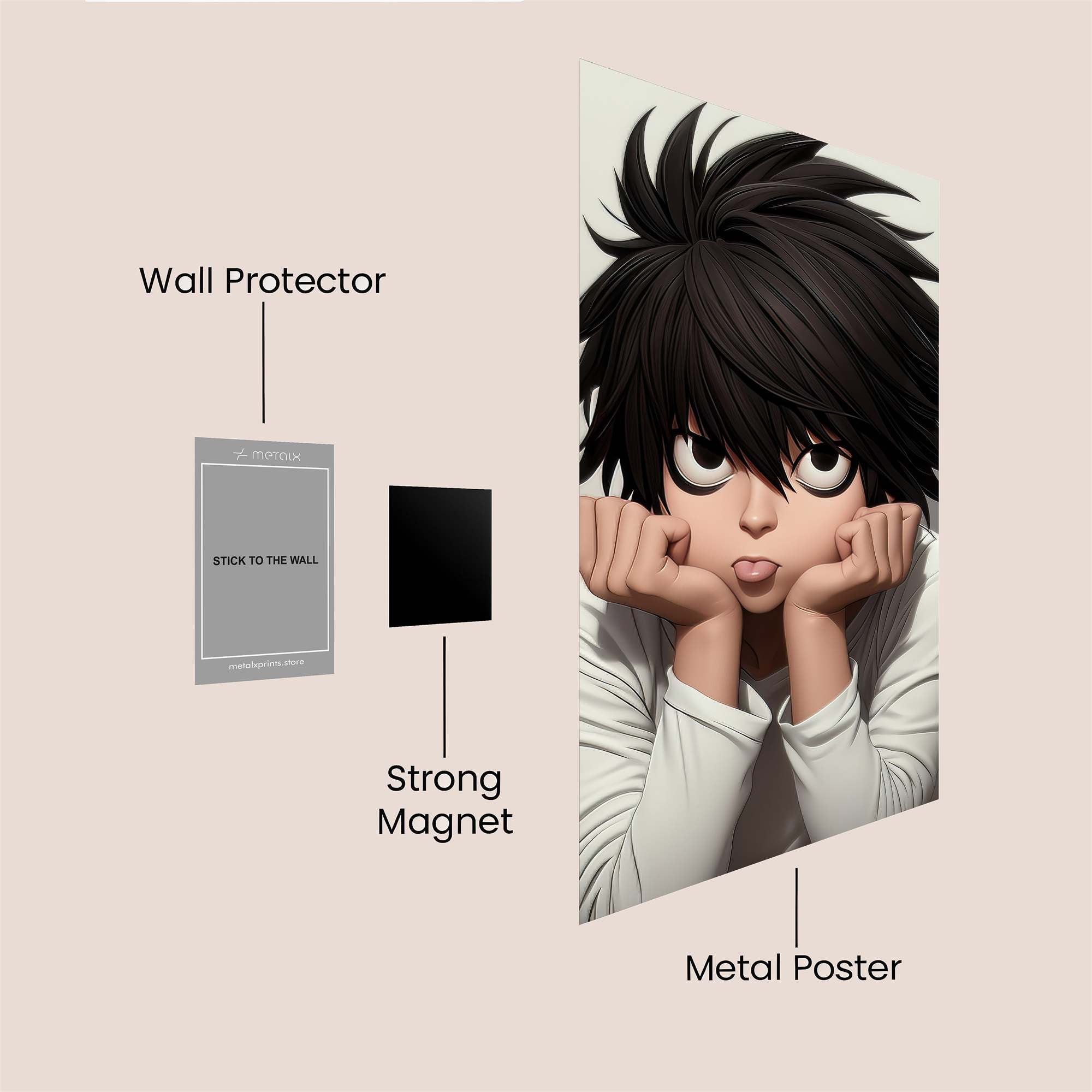 L Playful Safe Wall Magnetic / M