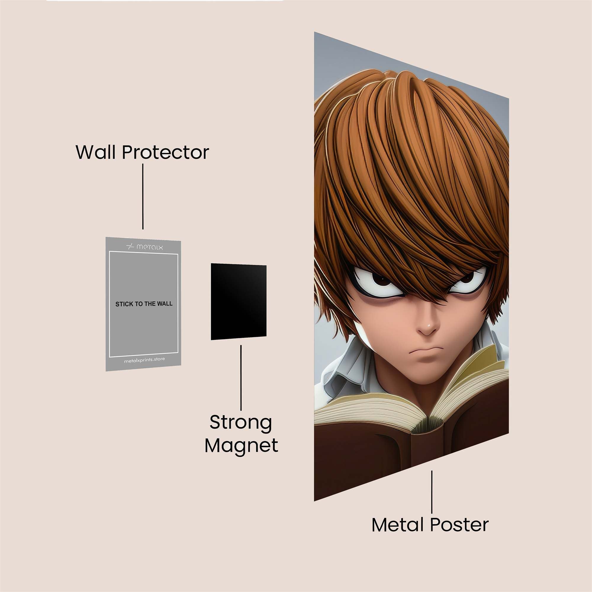 L Determined Safe Wall Magnetic / M