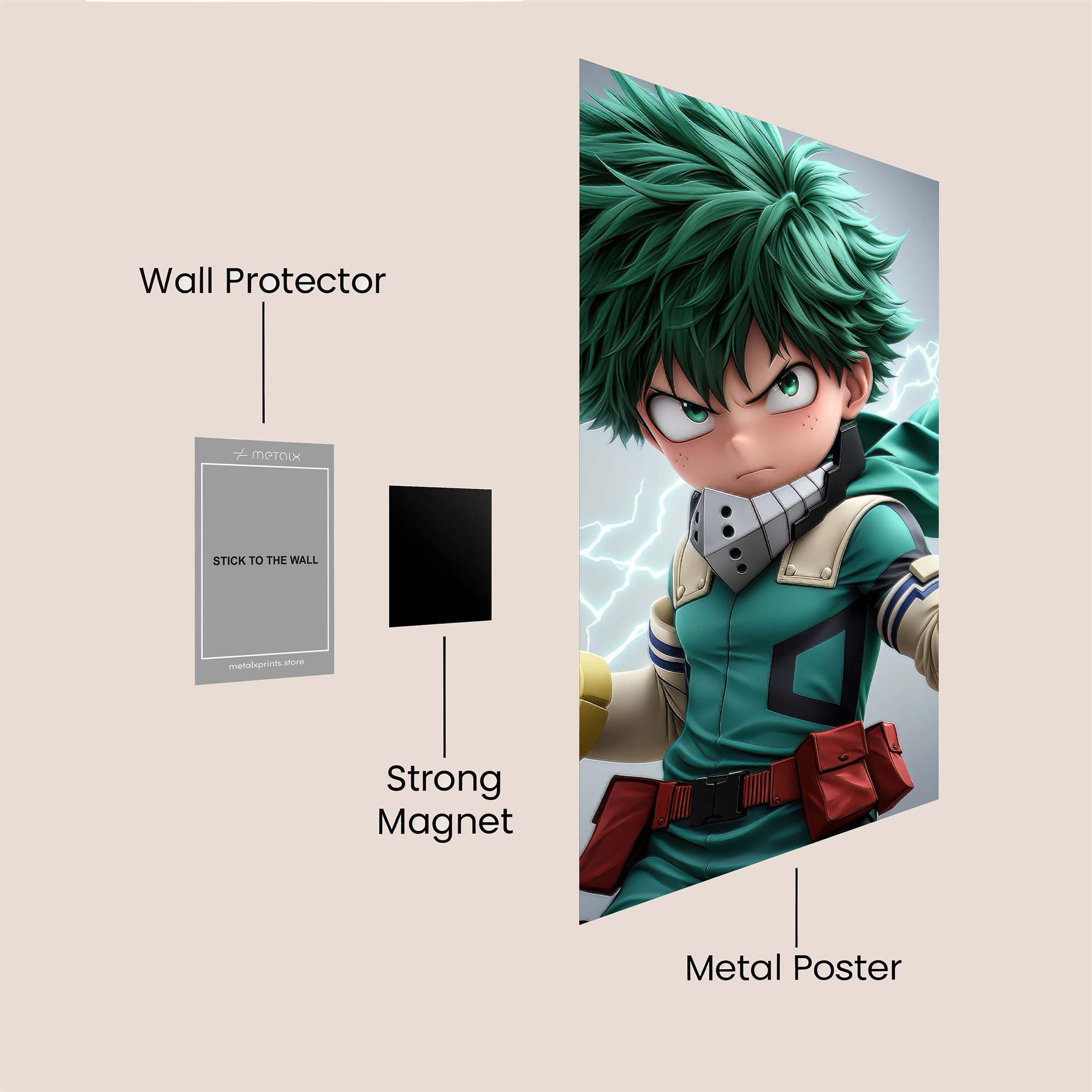 Deku Dynamic Safe Wall Magnetic / M