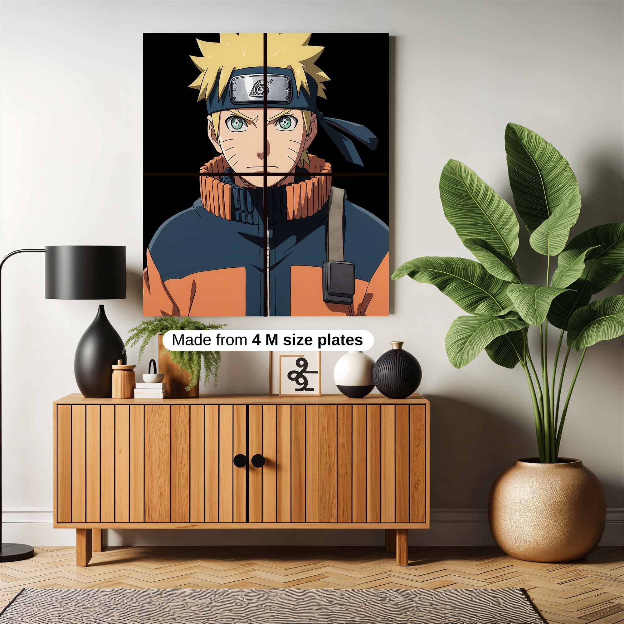 Naruto Determined Safe Wall Magnetic / M