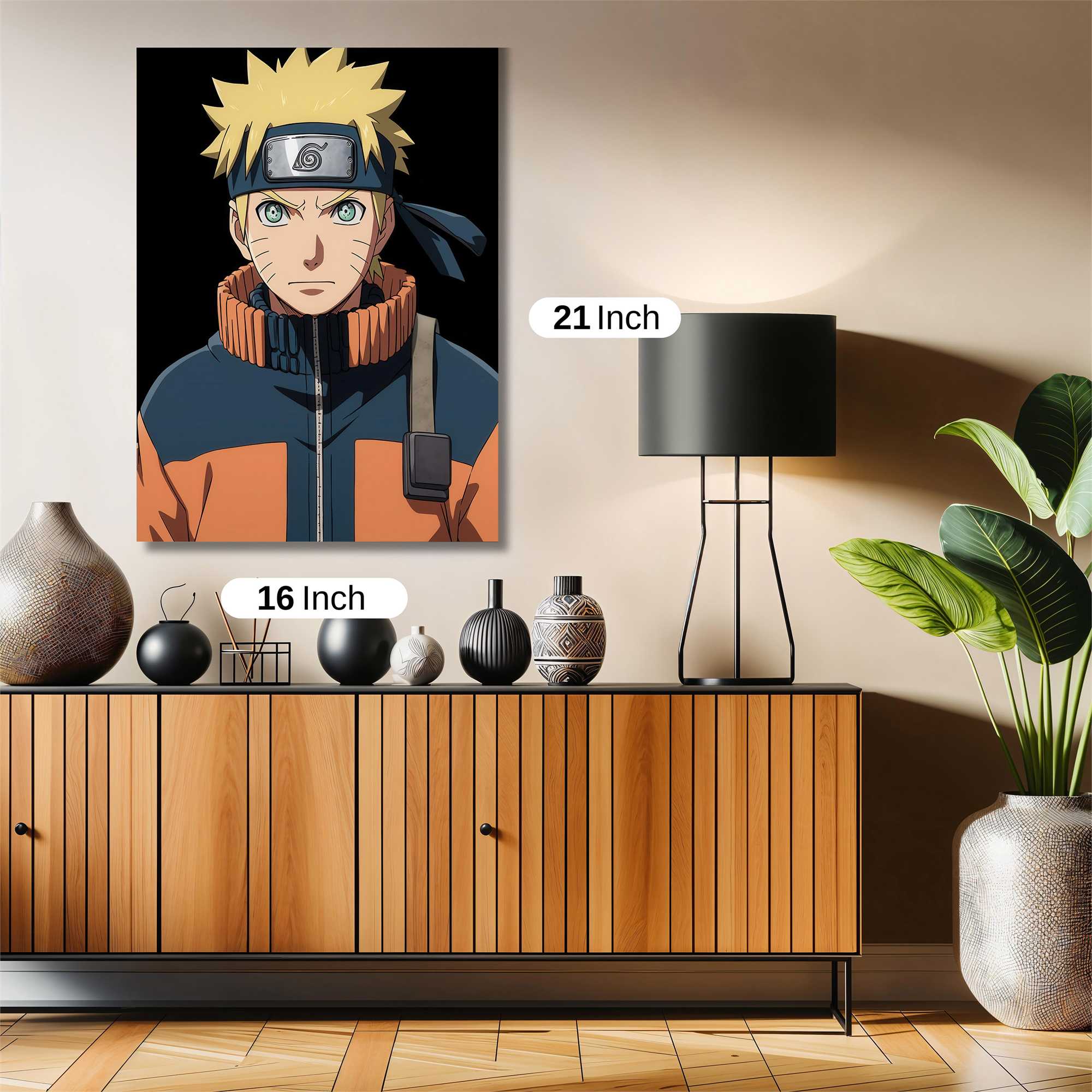 Naruto Determined Safe Wall Magnetic / M