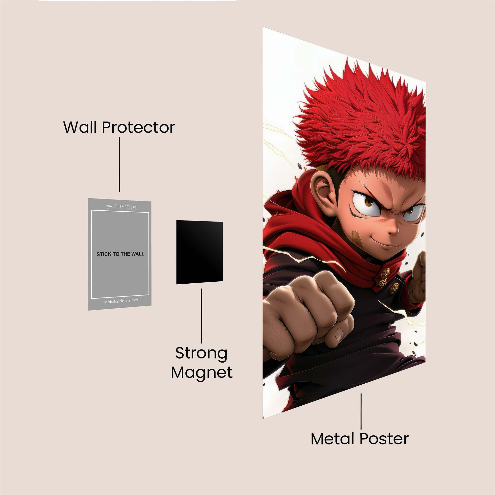 Yuji Fierce Safe Wall Magnetic / M