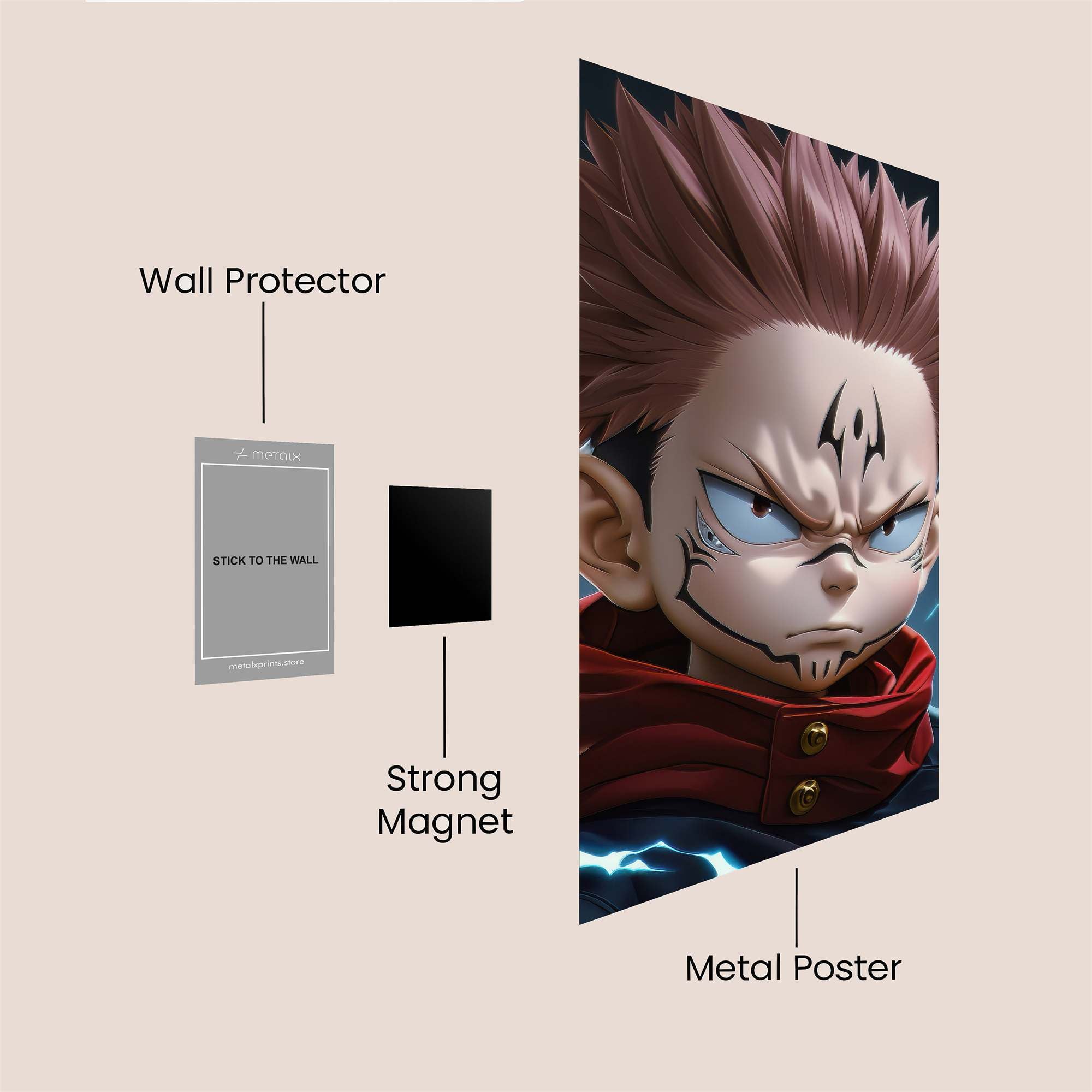 Yuji Fierce Safe Wall Magnetic / M