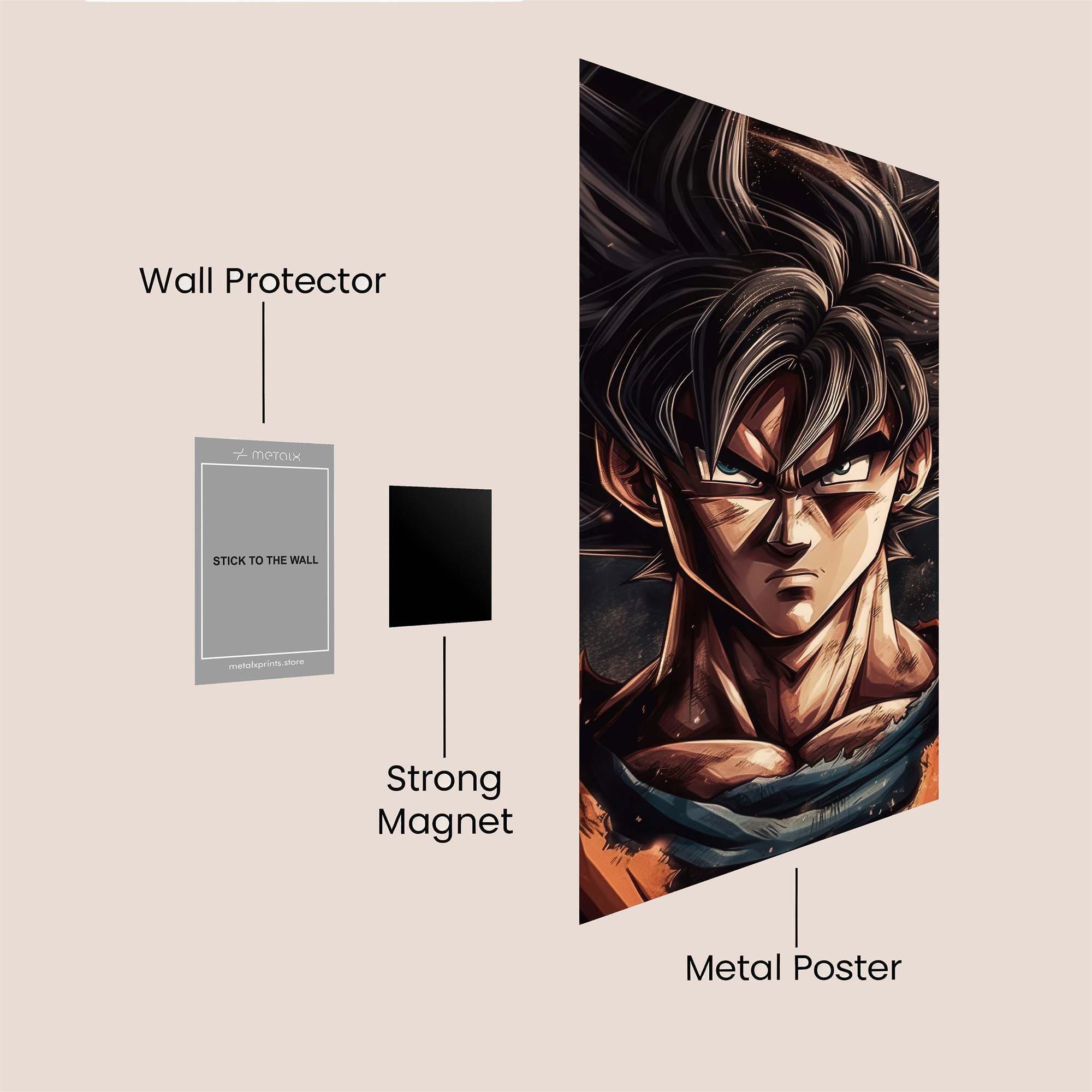 Goku Intense Safe Wall Magnetic / M