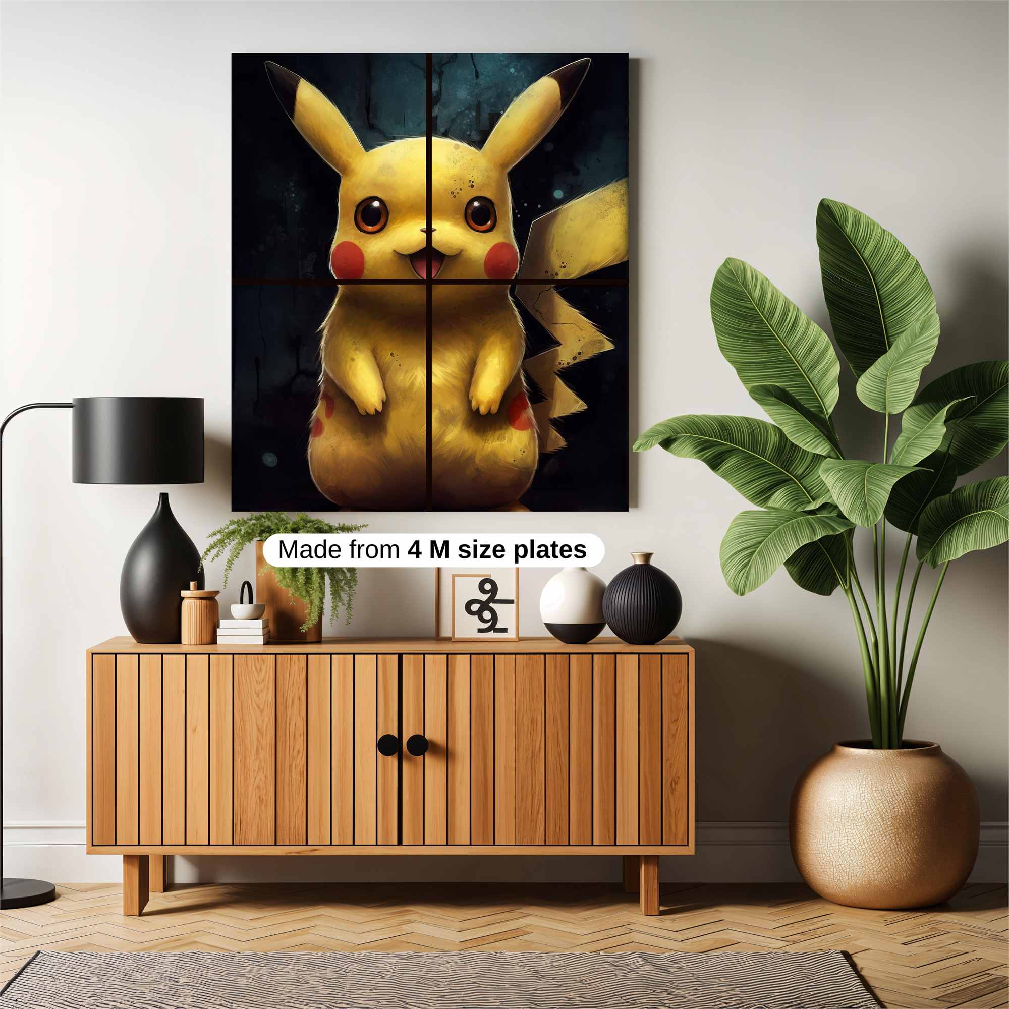 Pikachu Eerie Safe Wall Magnetic / M