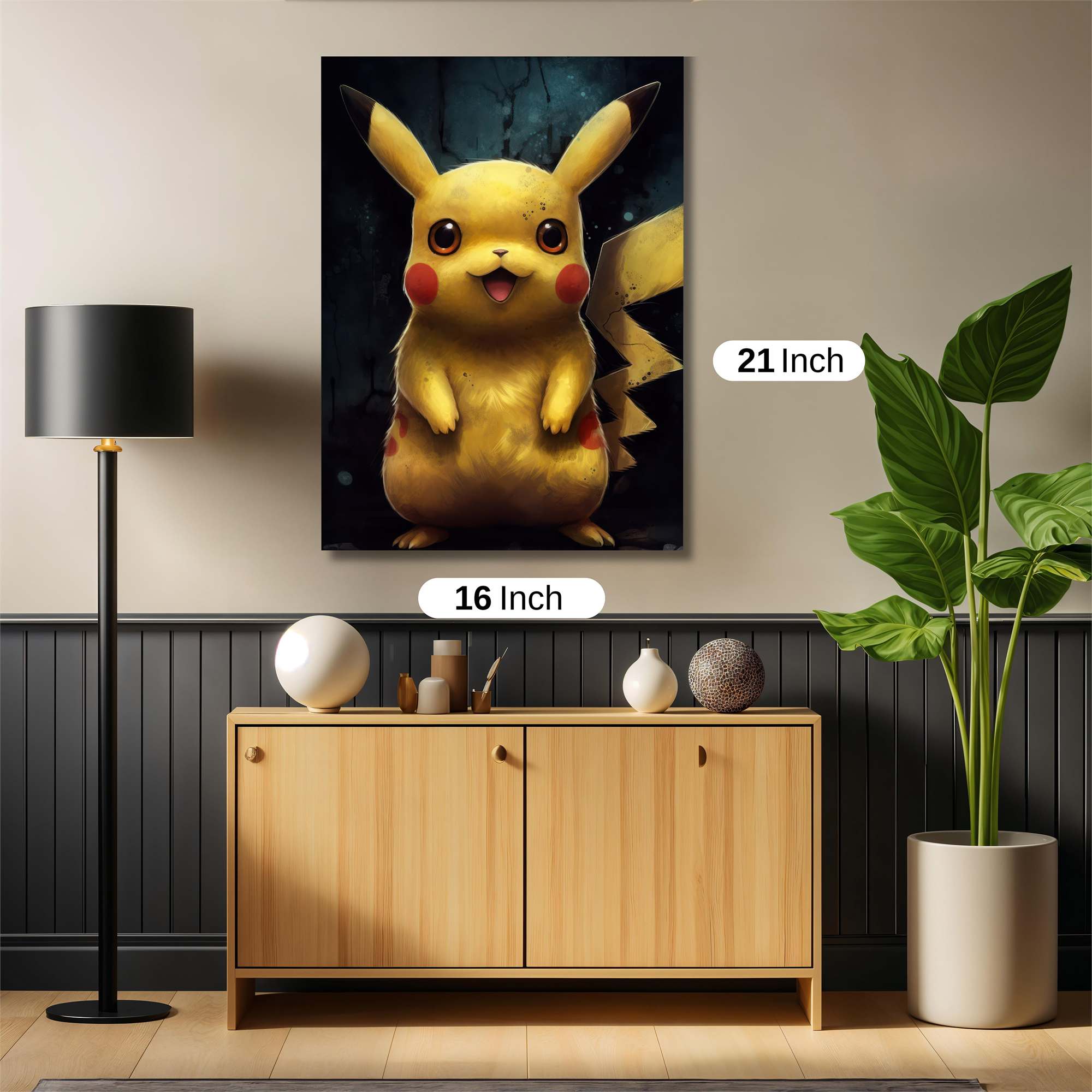 Pikachu Eerie Safe Wall Magnetic / M
