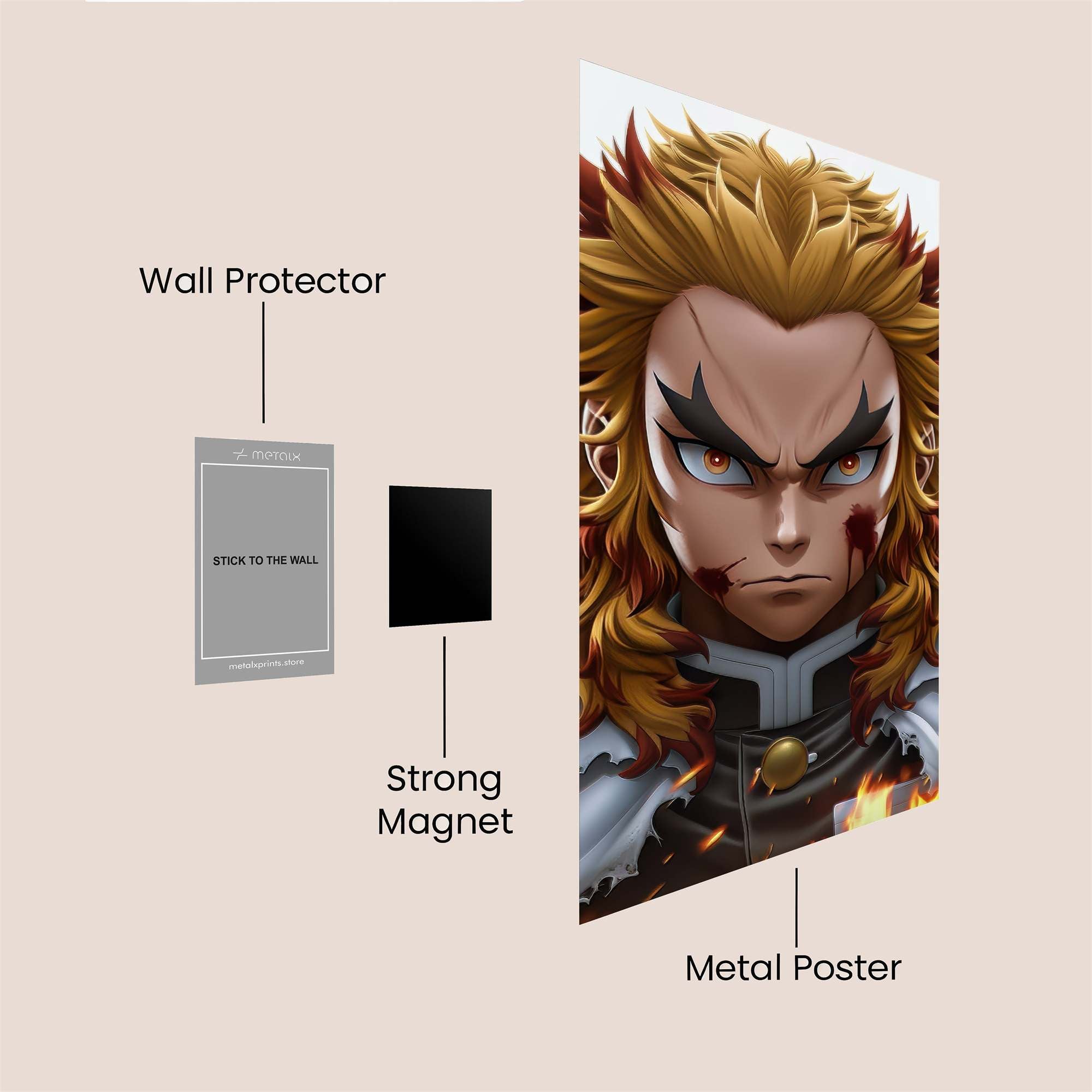 Akaza Ferocious Safe Wall Magnetic / M