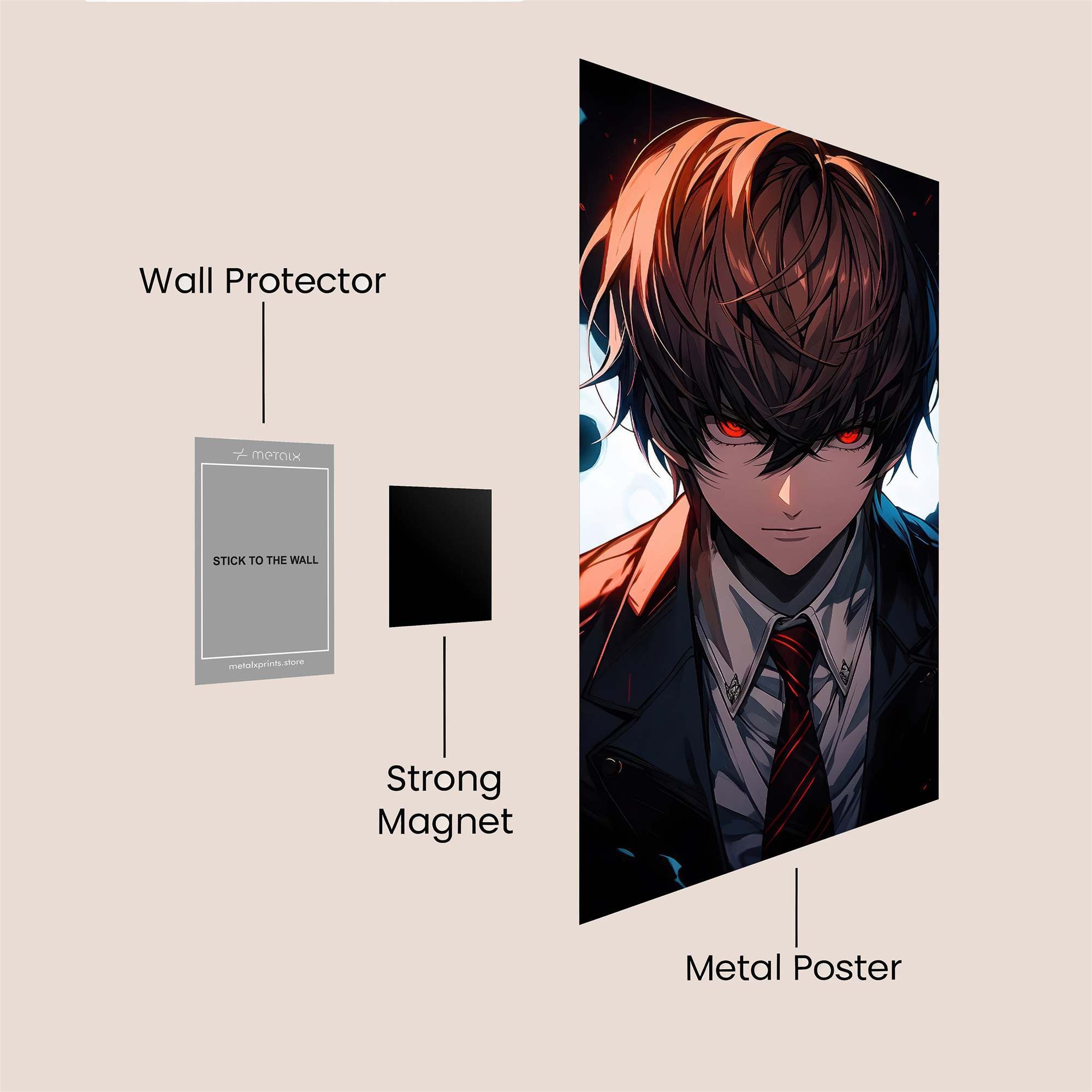 Akira Menace Safe Wall Magnetic / M