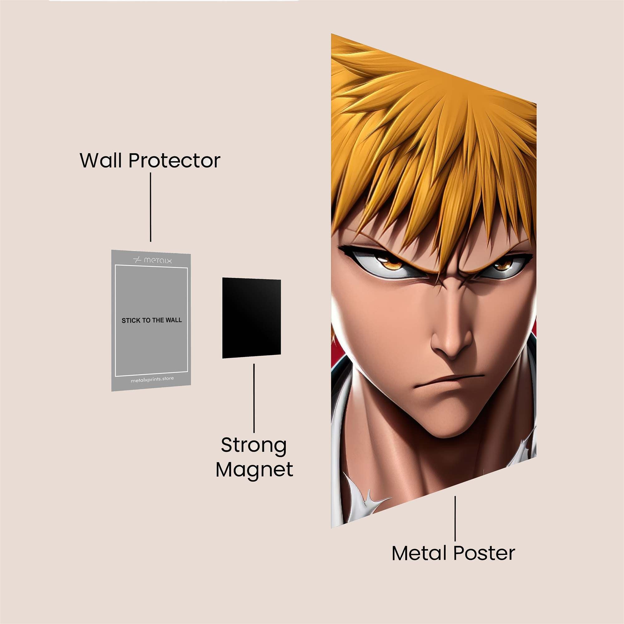 Ichigo Fierce Safe Wall Magnetic / M