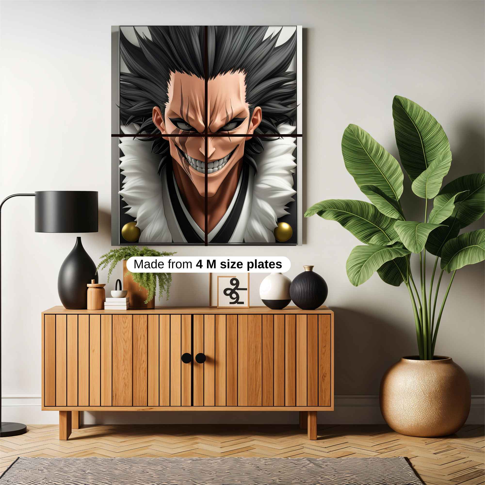 Kenpachi Fierce Safe Wall Magnetic / M