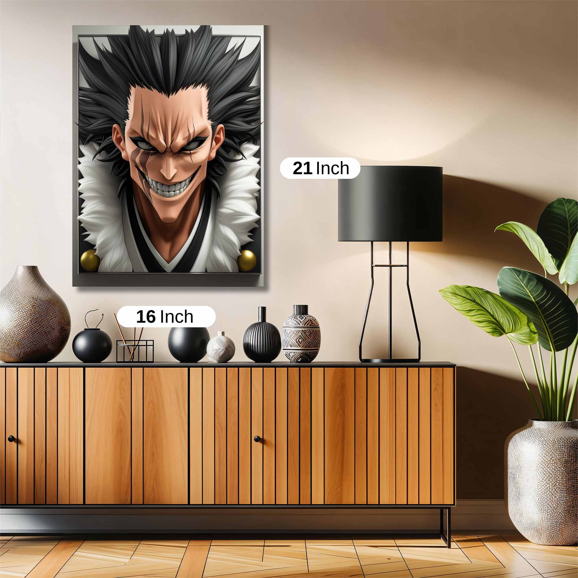 Kenpachi Fierce Safe Wall Magnetic / M