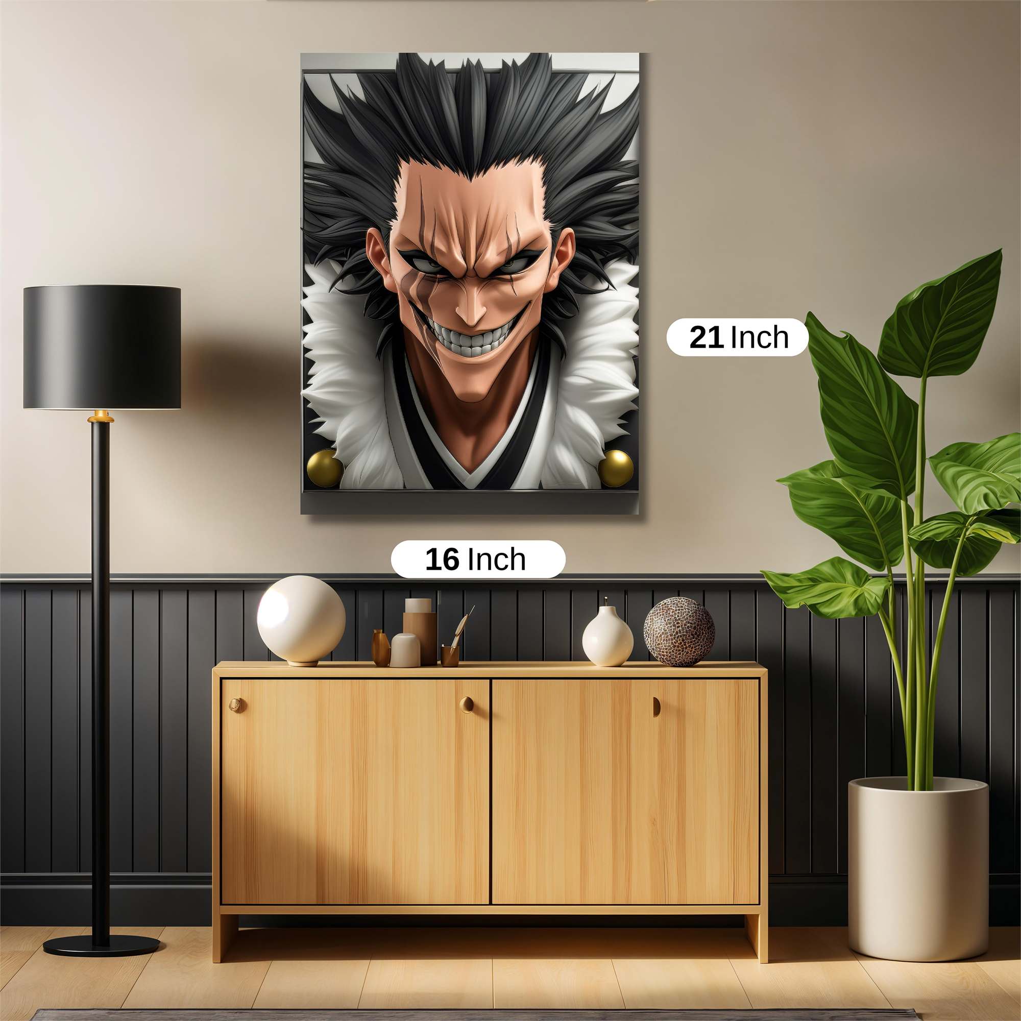Kenpachi Fierce Safe Wall Magnetic / M