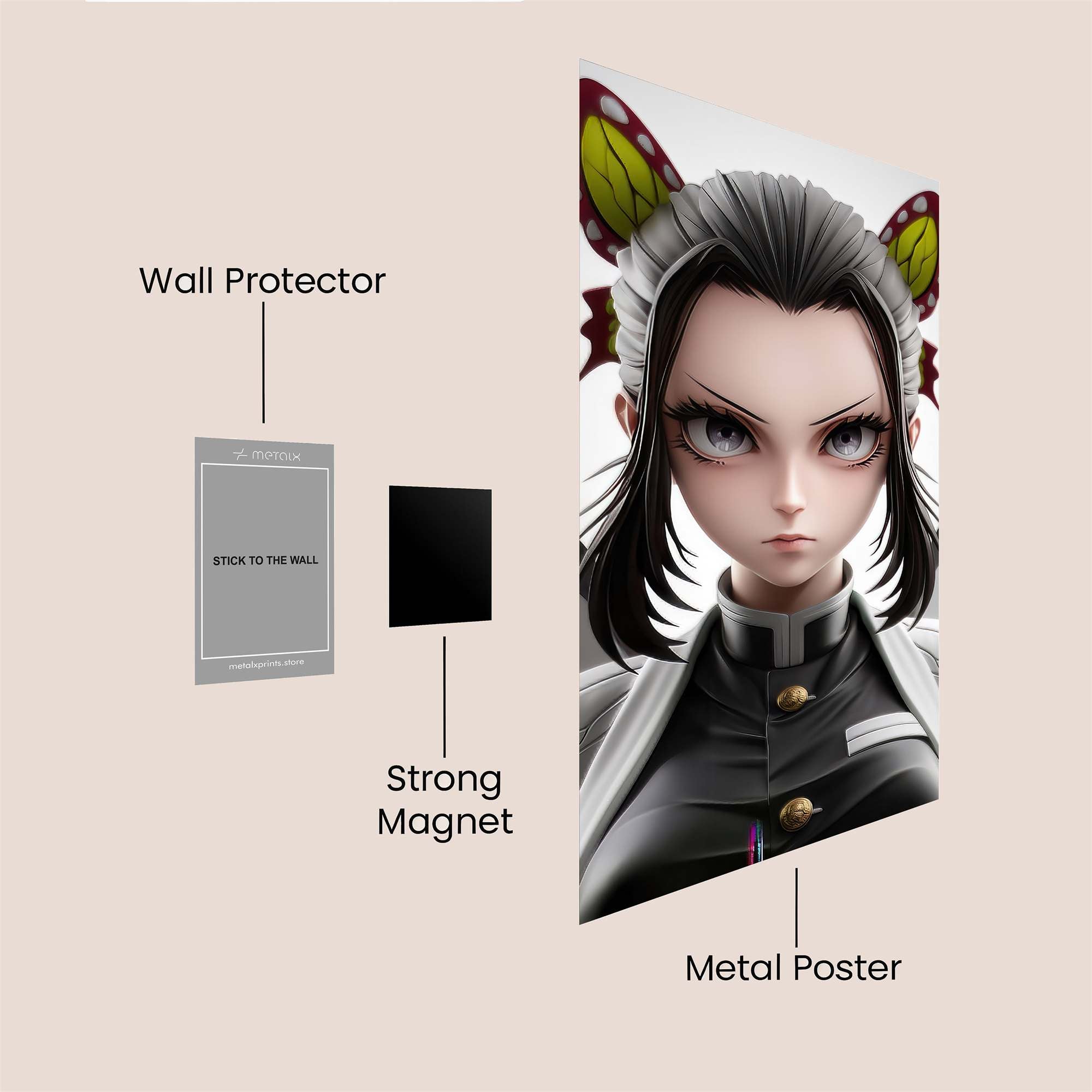 Shinobu Serene Safe Wall Magnetic / M