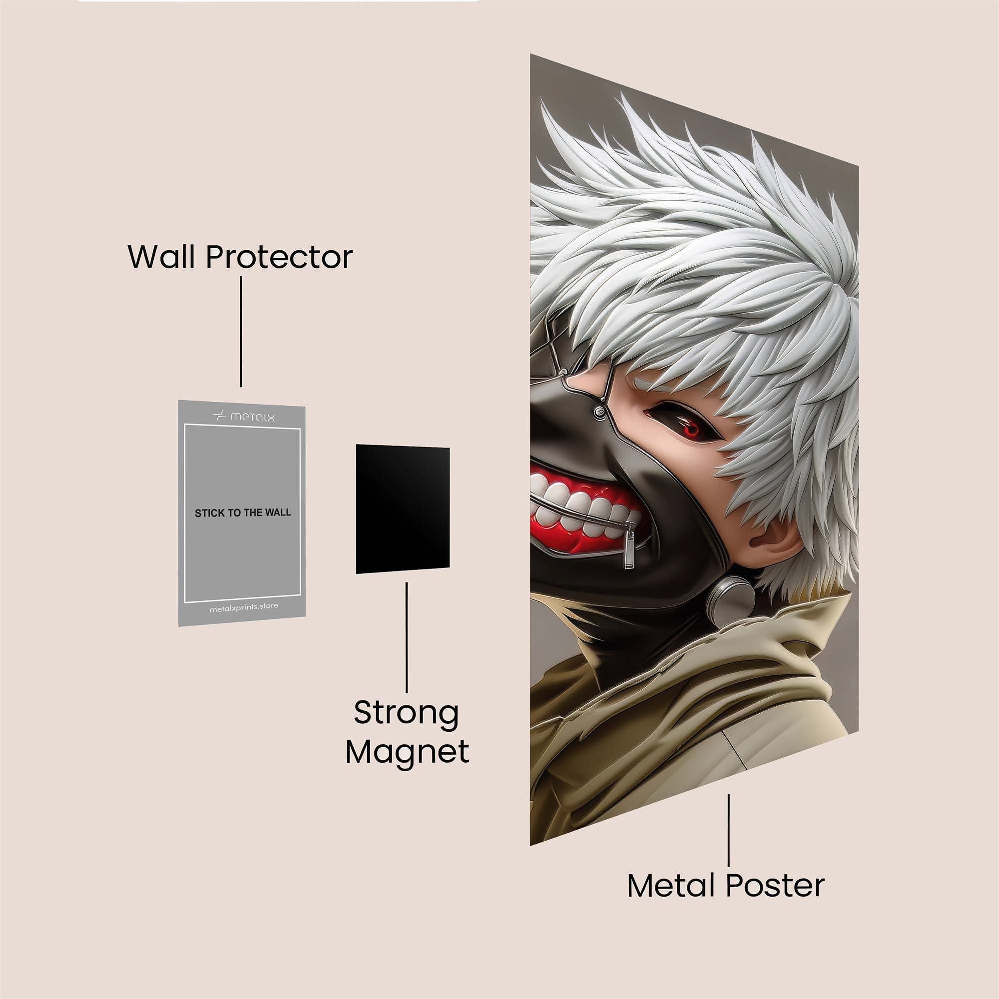 Kaneki Chaos Safe Wall Magnetic / M
