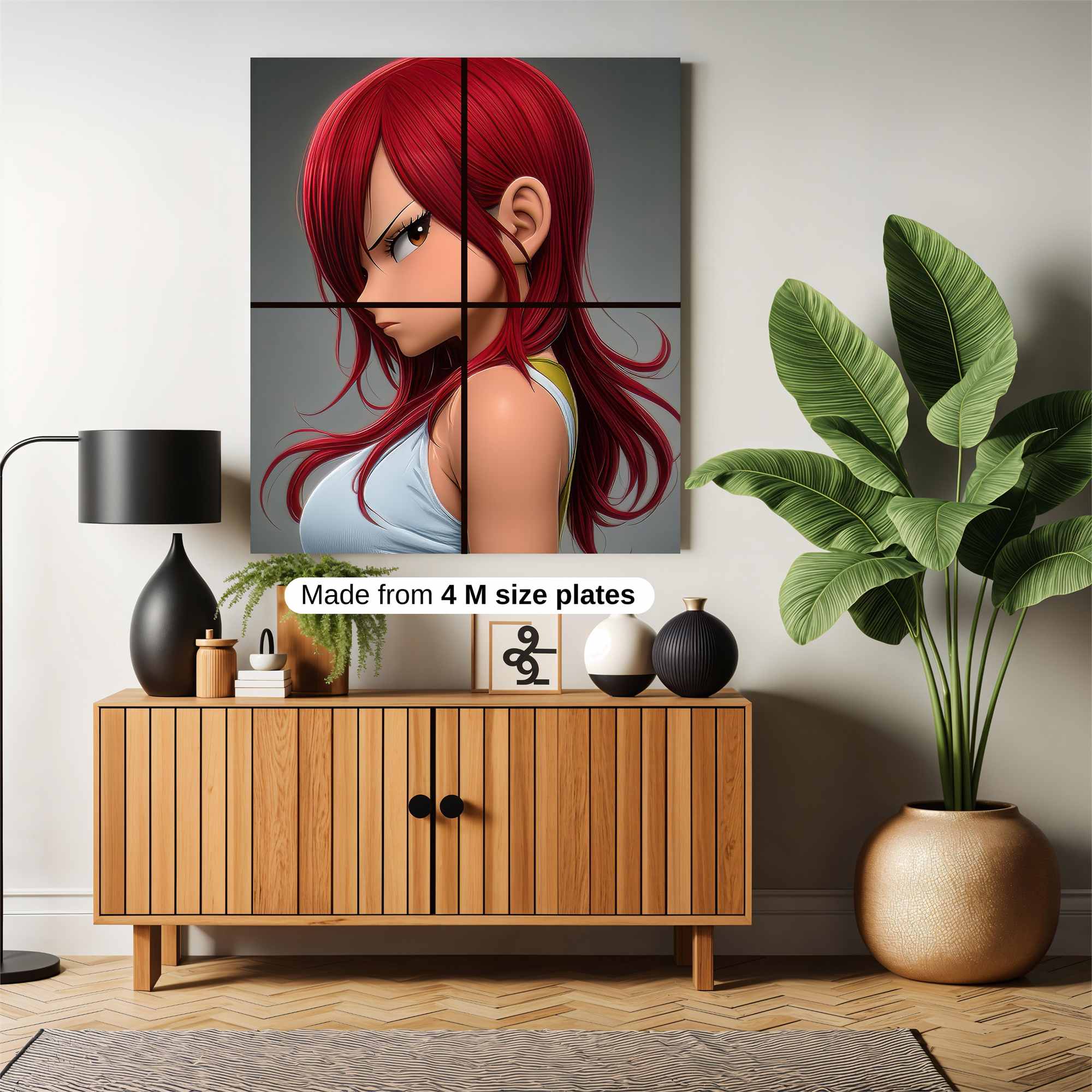 Erza Fierce Safe Wall Magnetic / M