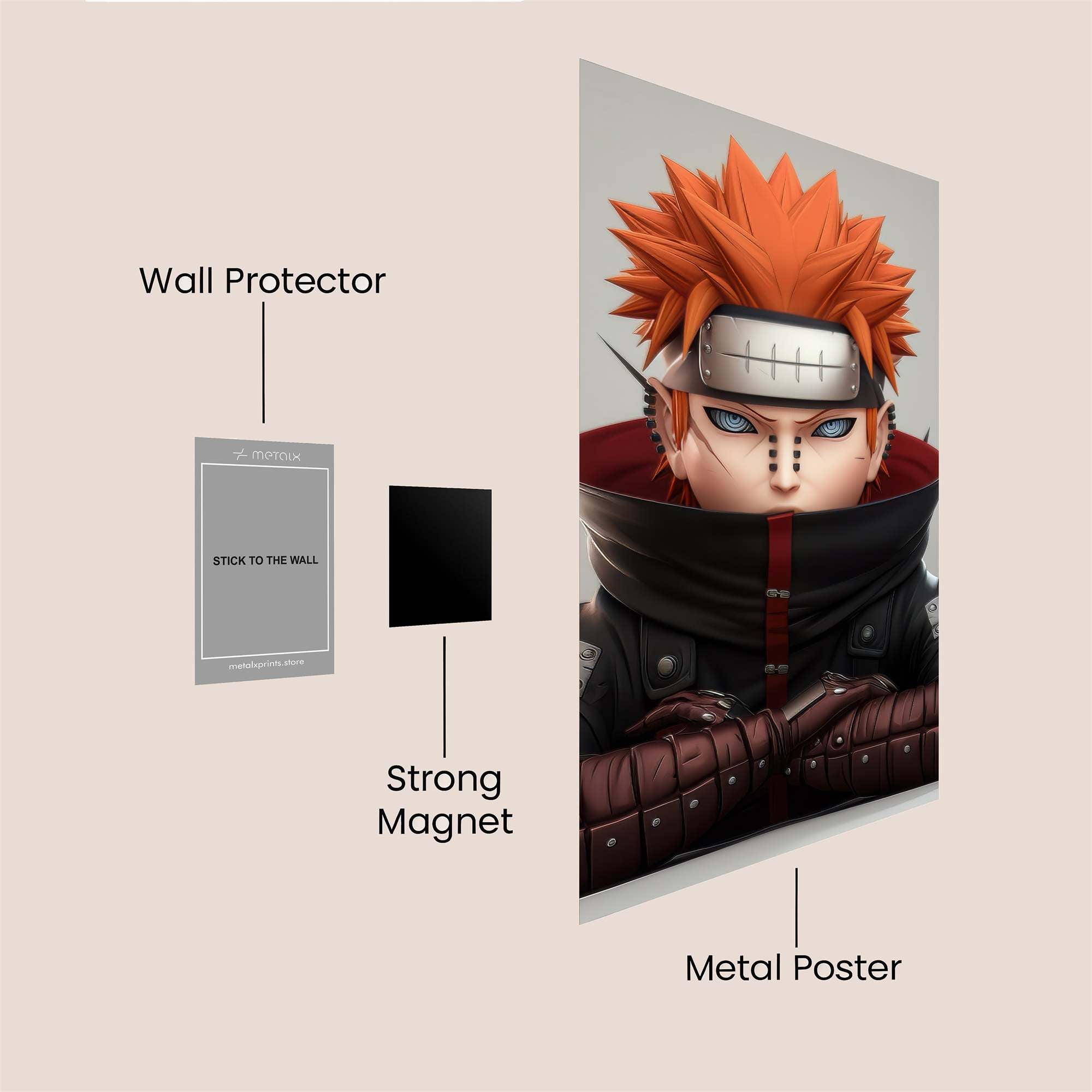 Nagato Somber Safe Wall Magnetic / M