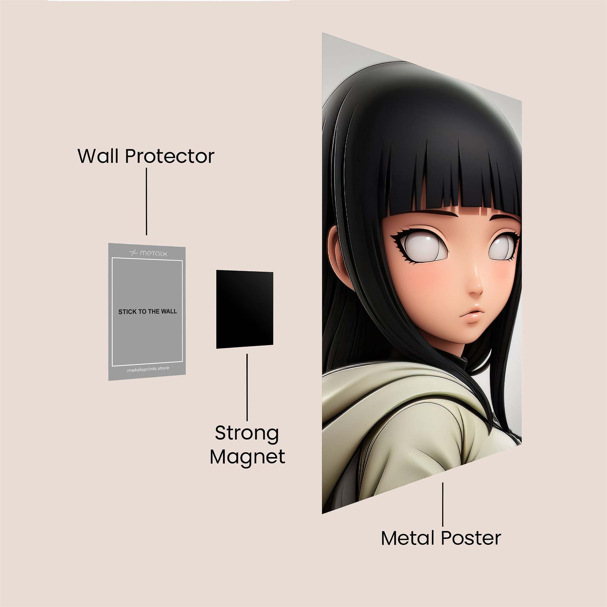 Hinata Serene Safe Wall Magnetic / M