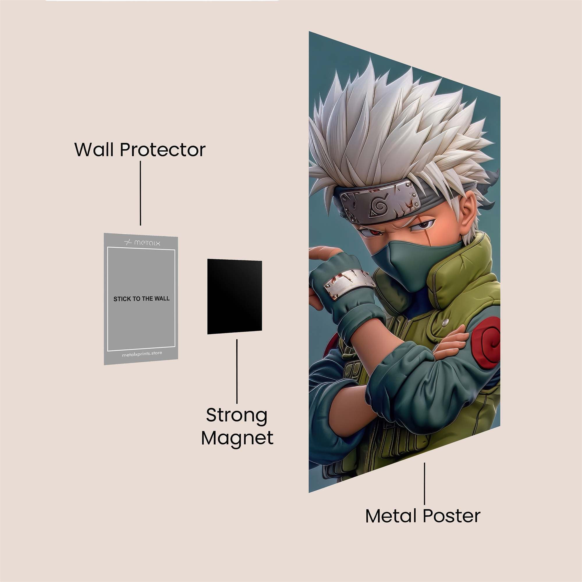Kakashi Serene Safe Wall Magnetic / M
