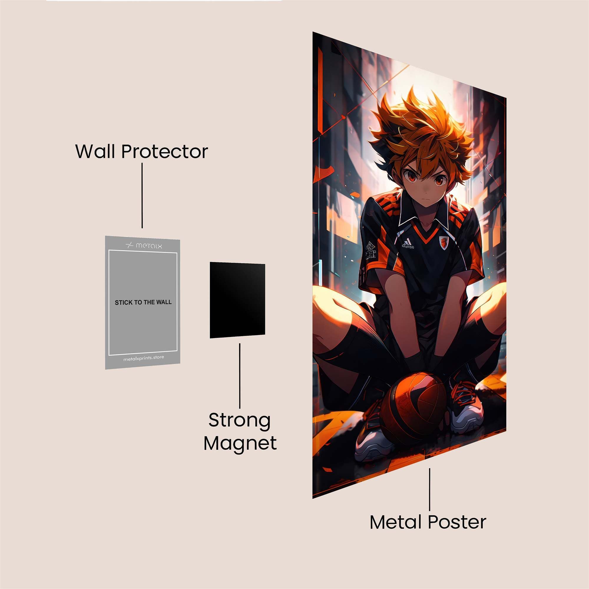 Hinata Radiant Safe Wall Magnetic / M