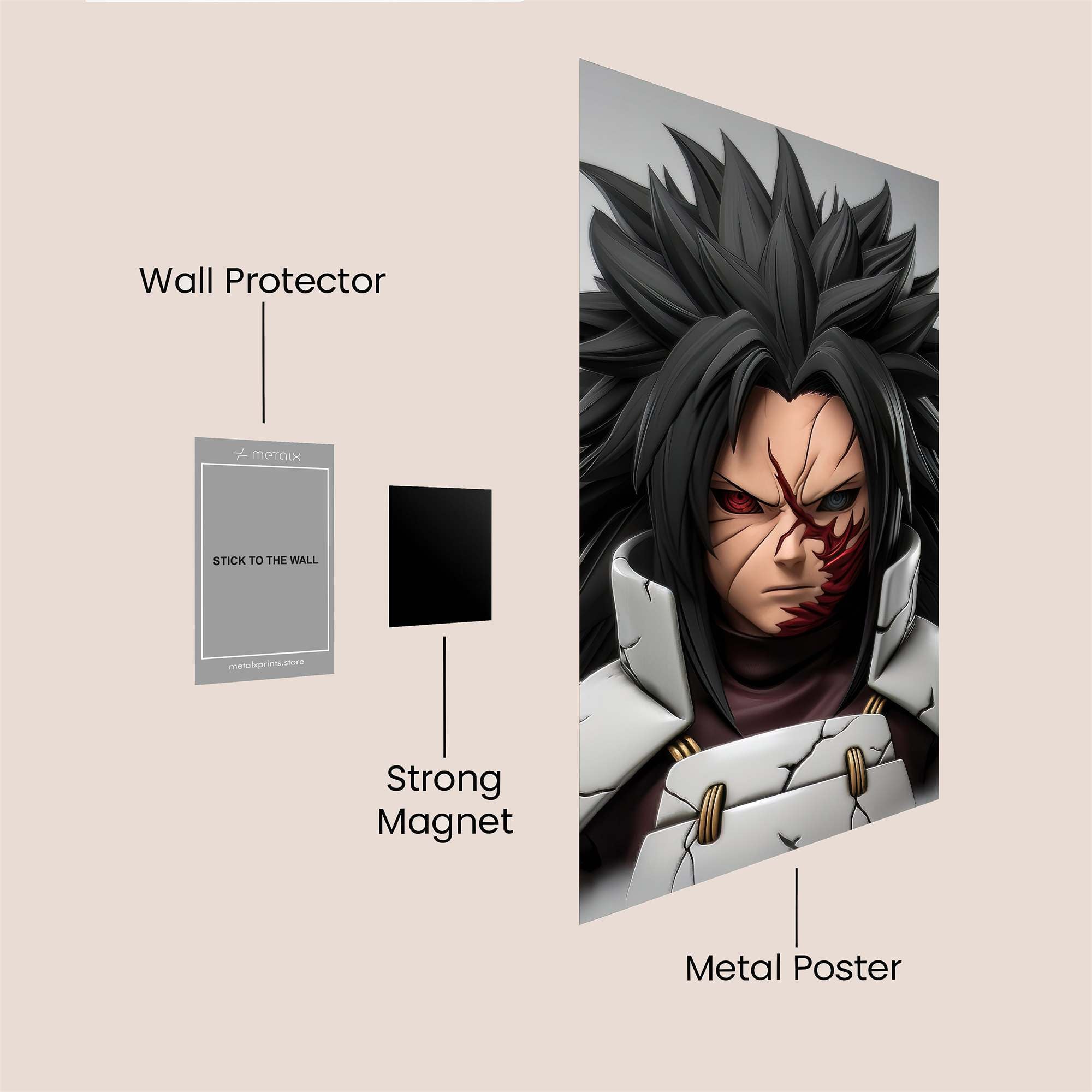Madara Menacing Safe Wall Magnetic / M