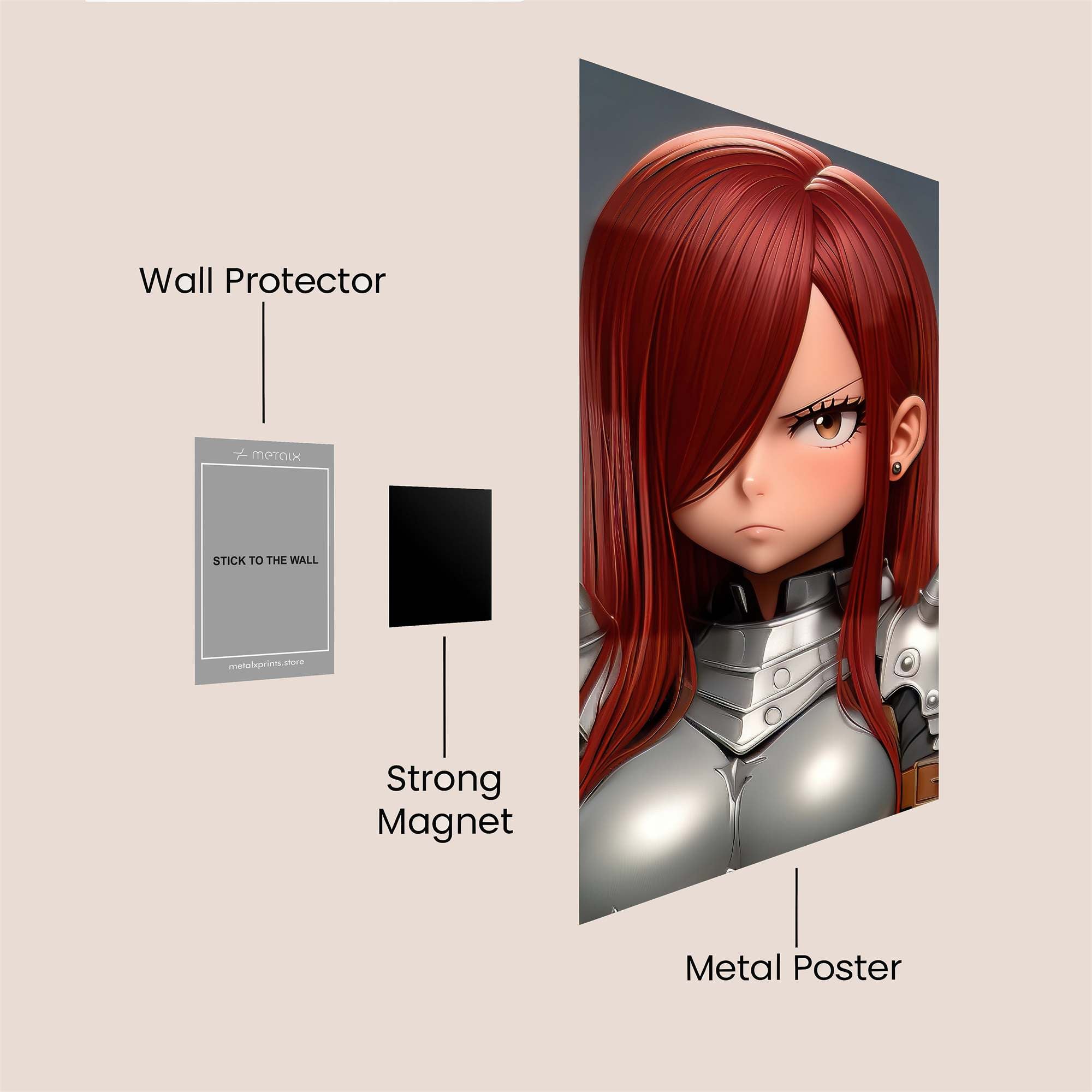 Erza Regal Safe Wall Magnetic / M