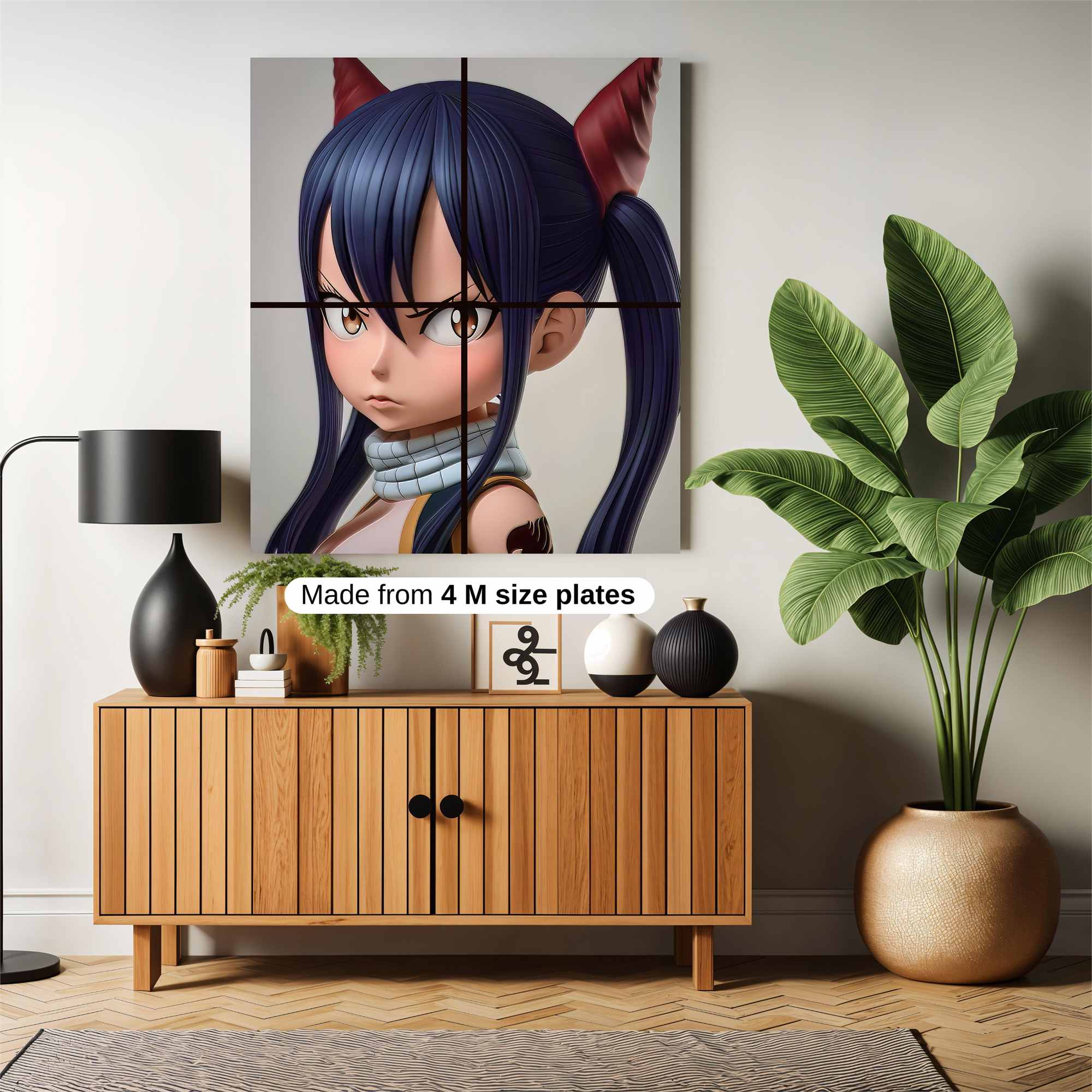 Erza Determined Safe Wall Magnetic / M