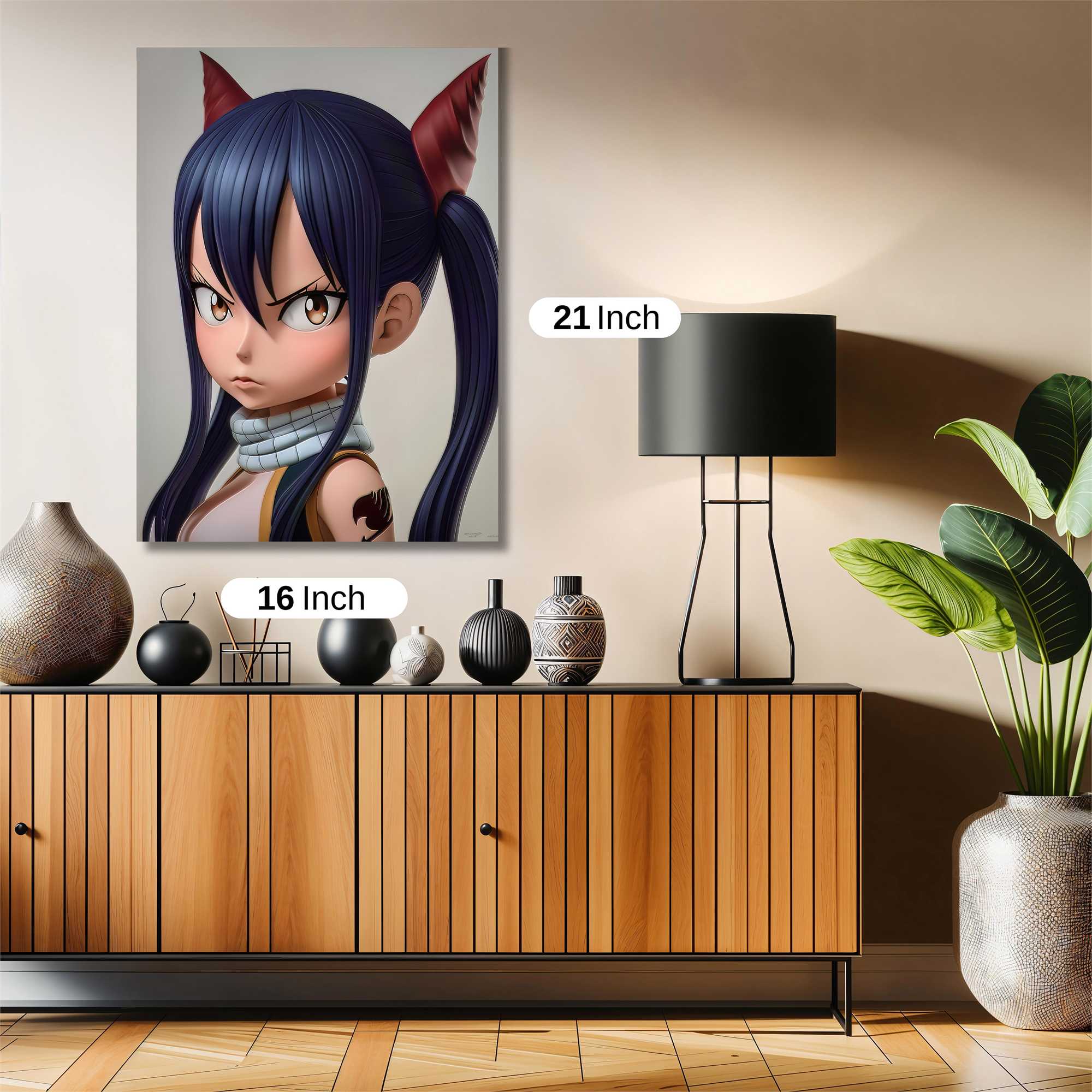 Erza Determined Safe Wall Magnetic / M