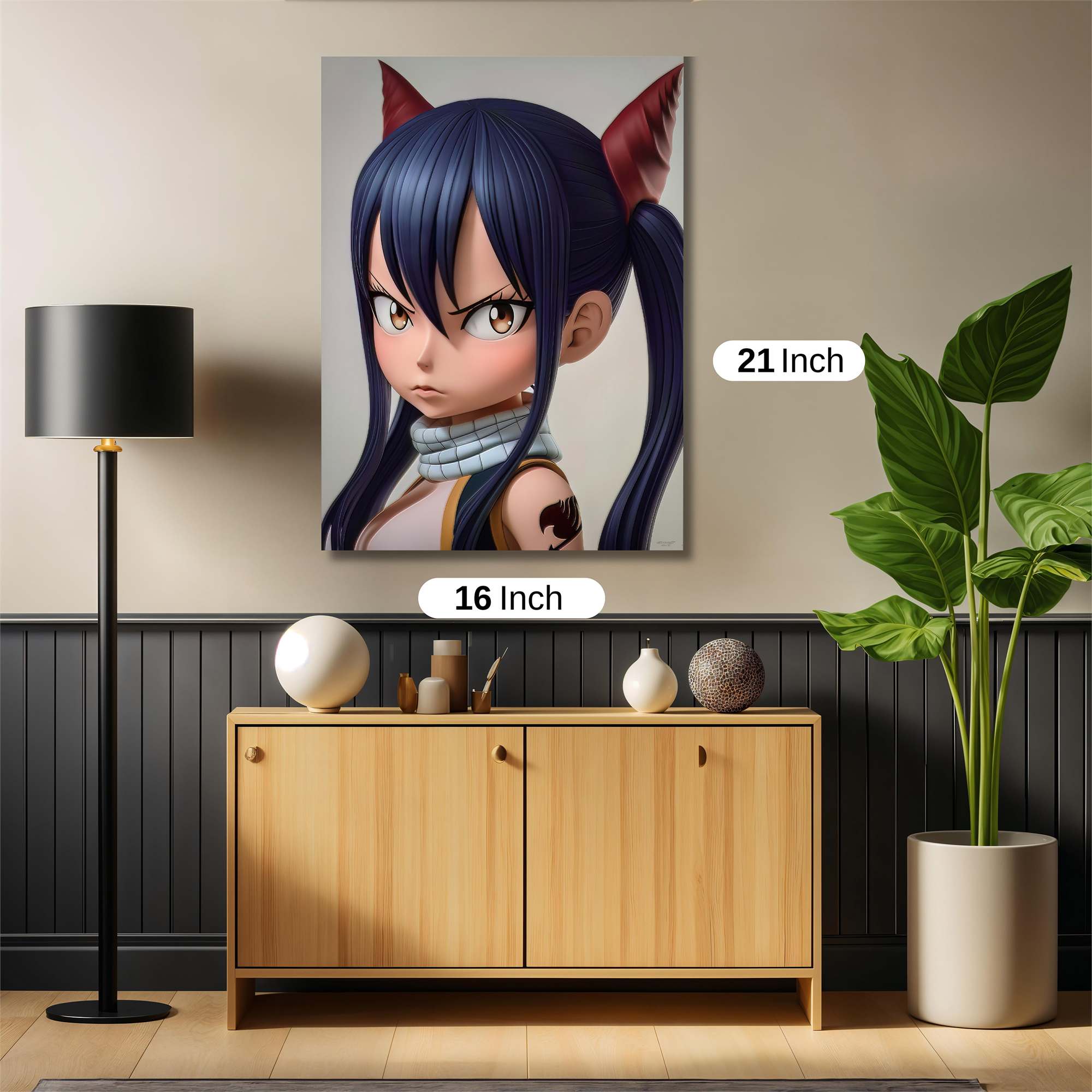 Erza Determined Safe Wall Magnetic / M