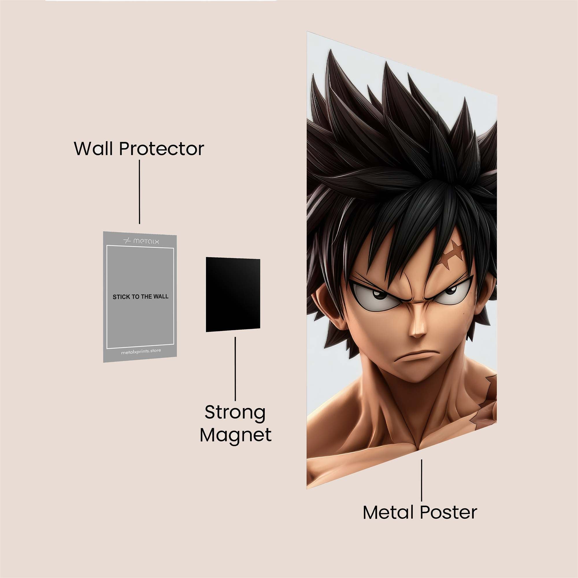 Luffy Intense Safe Wall Magnetic / M
