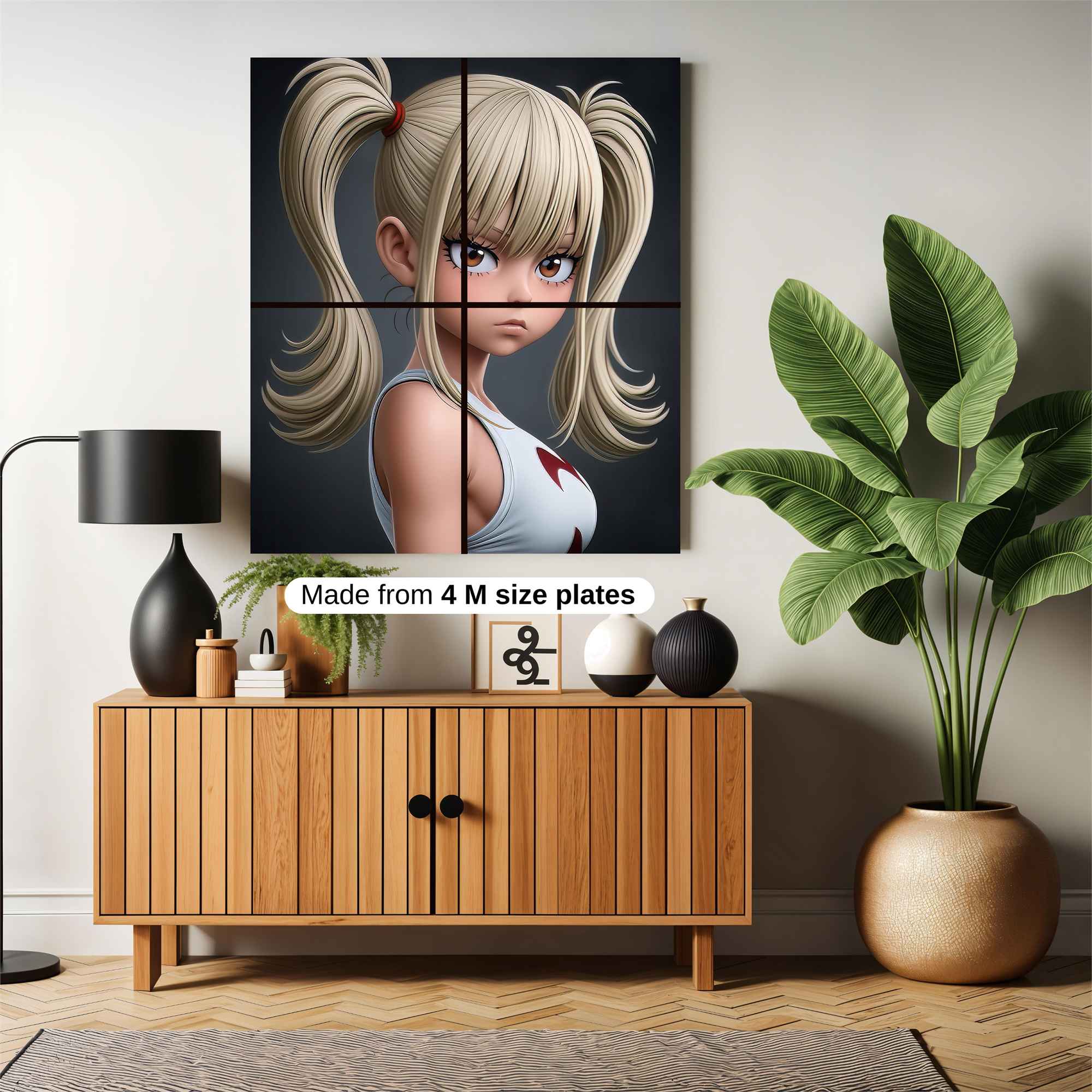 Blonde Pensive Safe Wall Magnetic / M