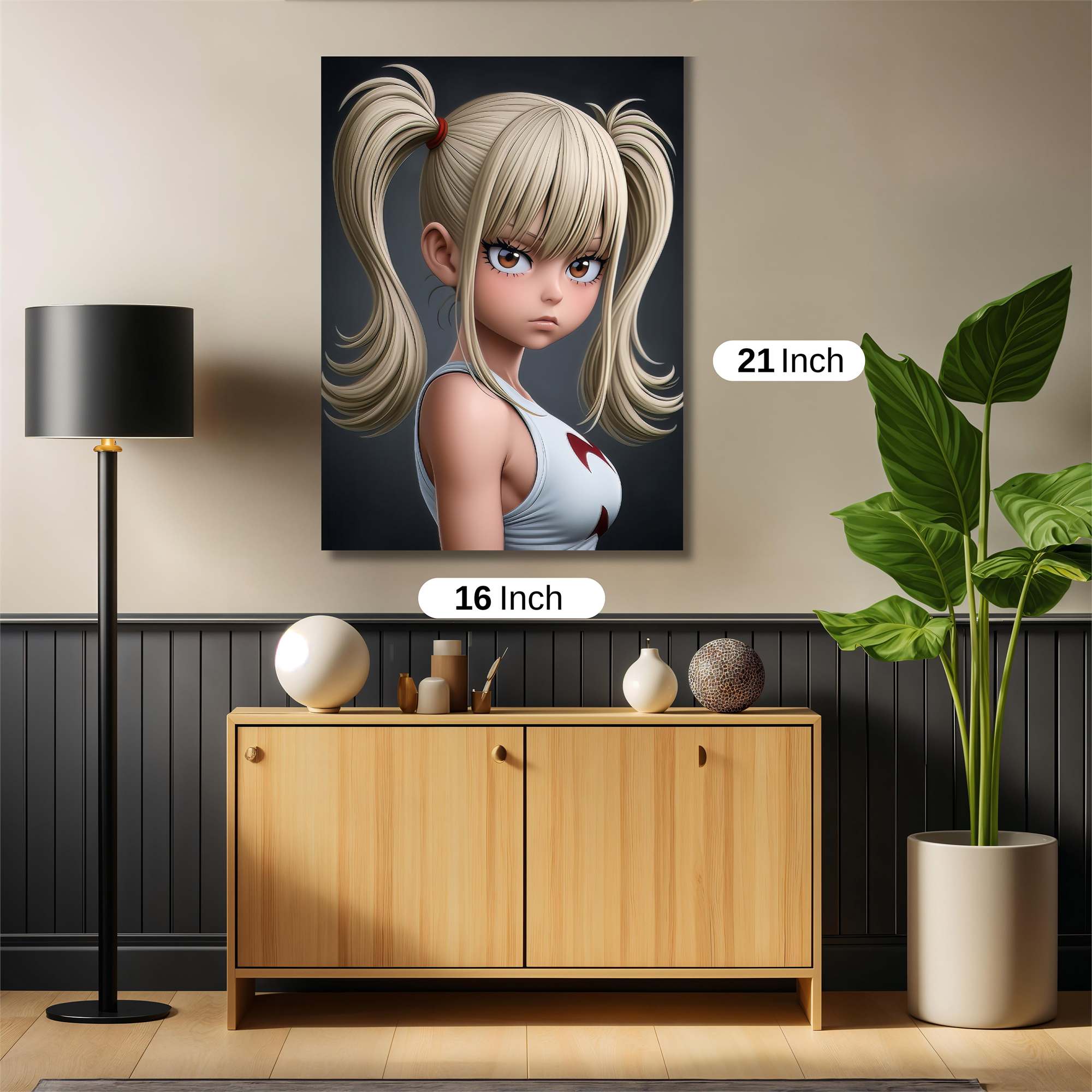 Blonde Pensive Safe Wall Magnetic / M